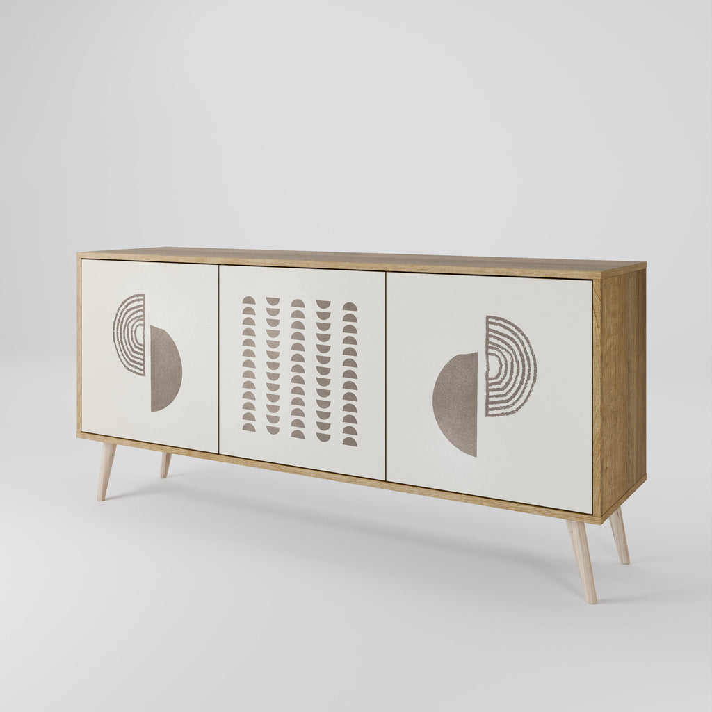 Buffet 3 portes HARMONY ESSENCE effet chêne