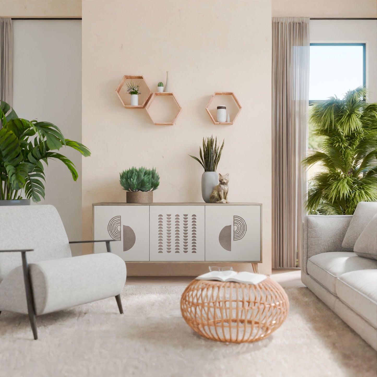 HARMONY ESSENCE 3-Door Sideboard