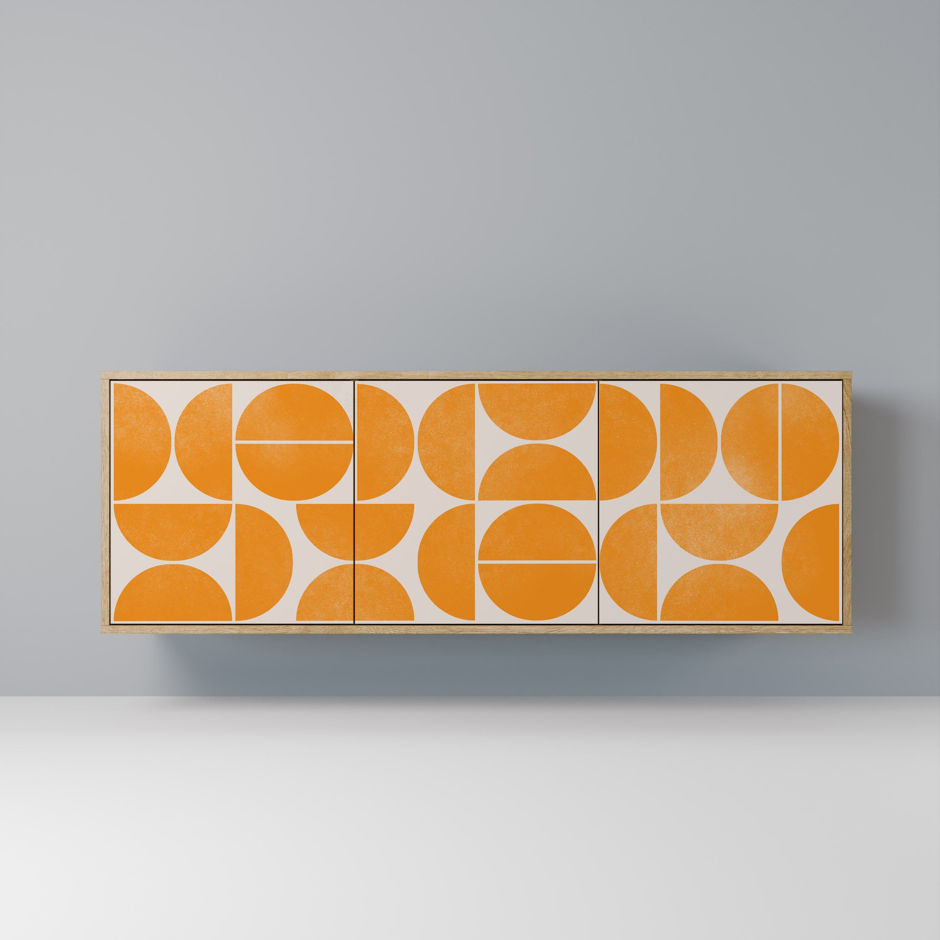 Buffet 3 portes RECURRING DREAMS effet chêne