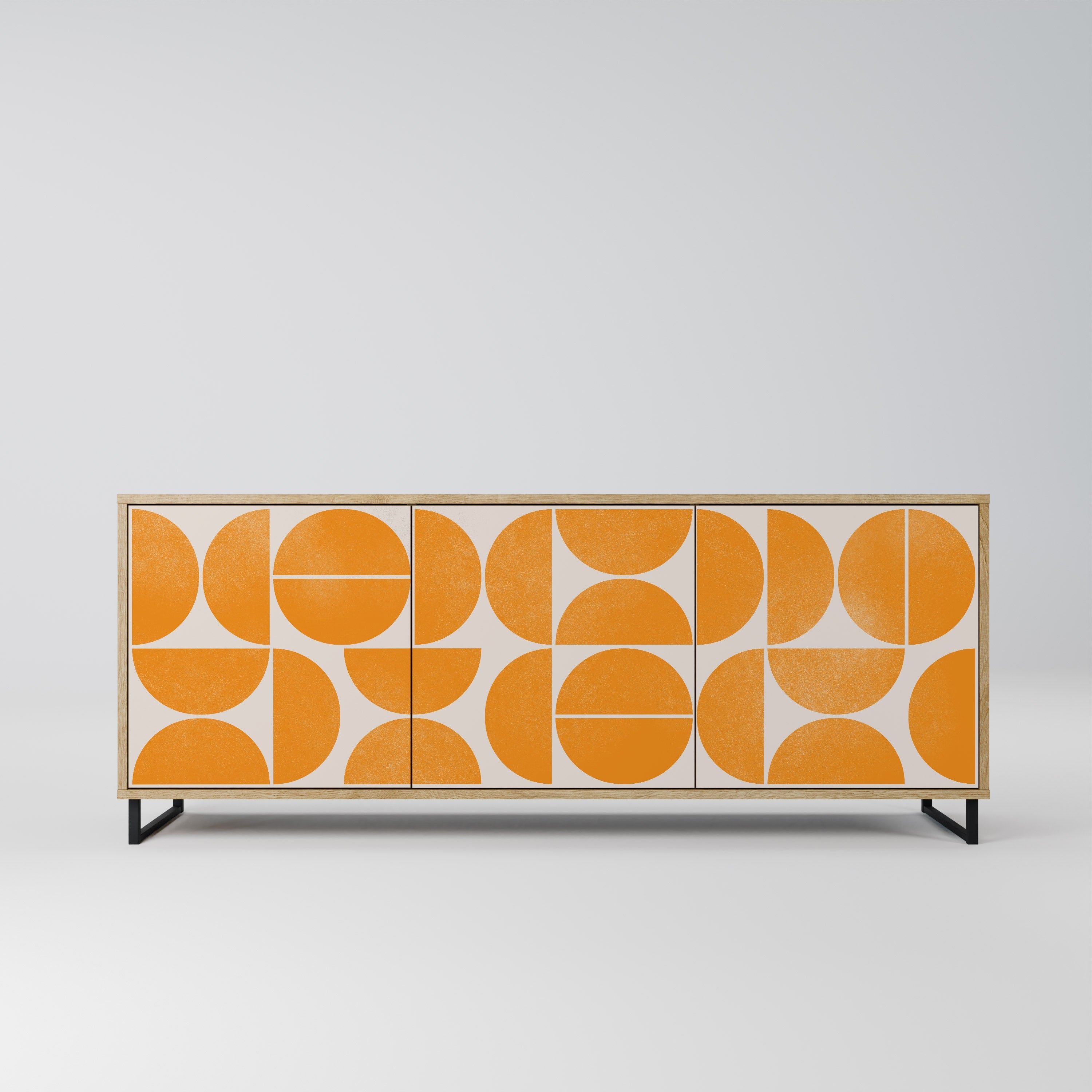 Buffet 3 portes RECURRING DREAMS effet chêne