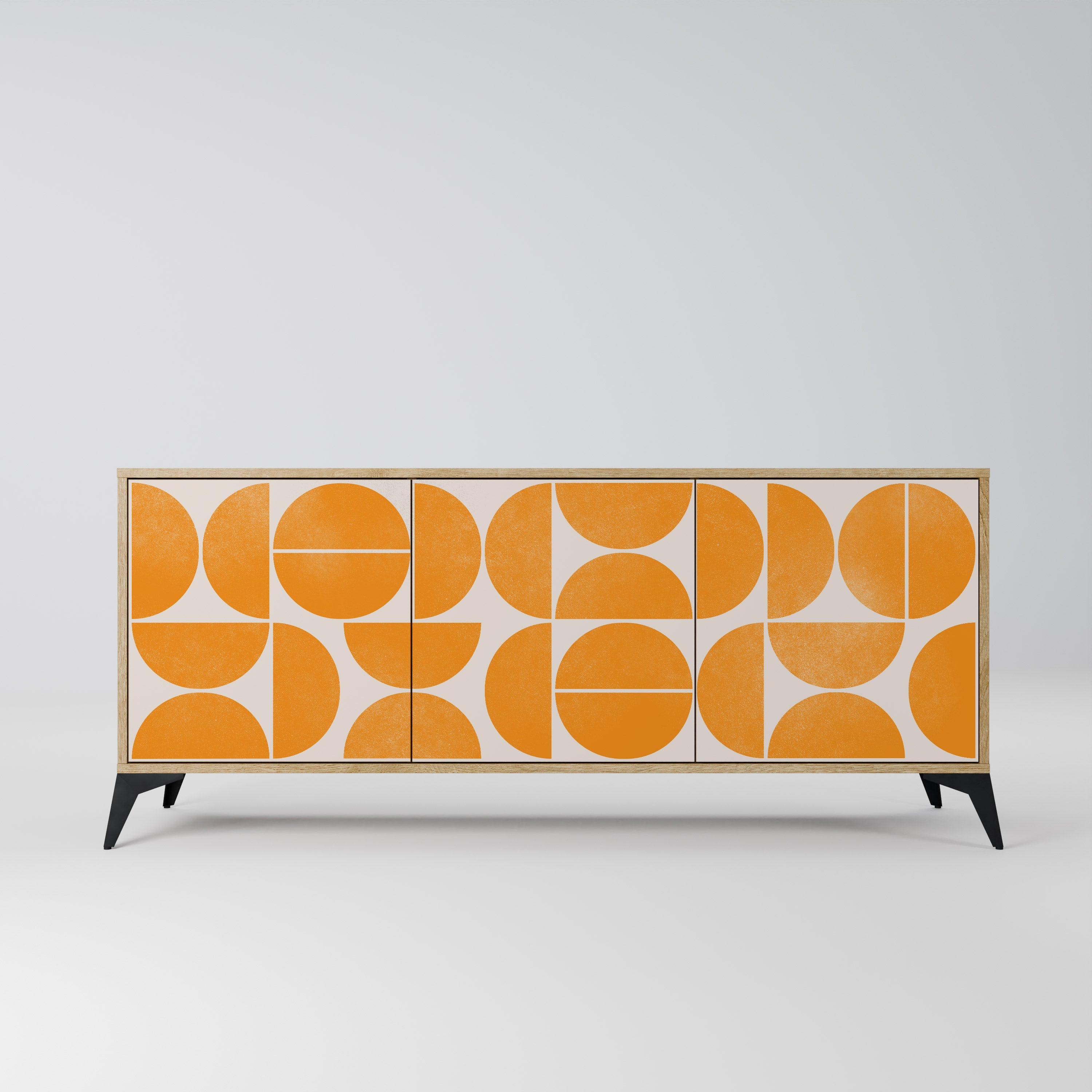 Buffet 3 portes RECURRING DREAMS effet chêne