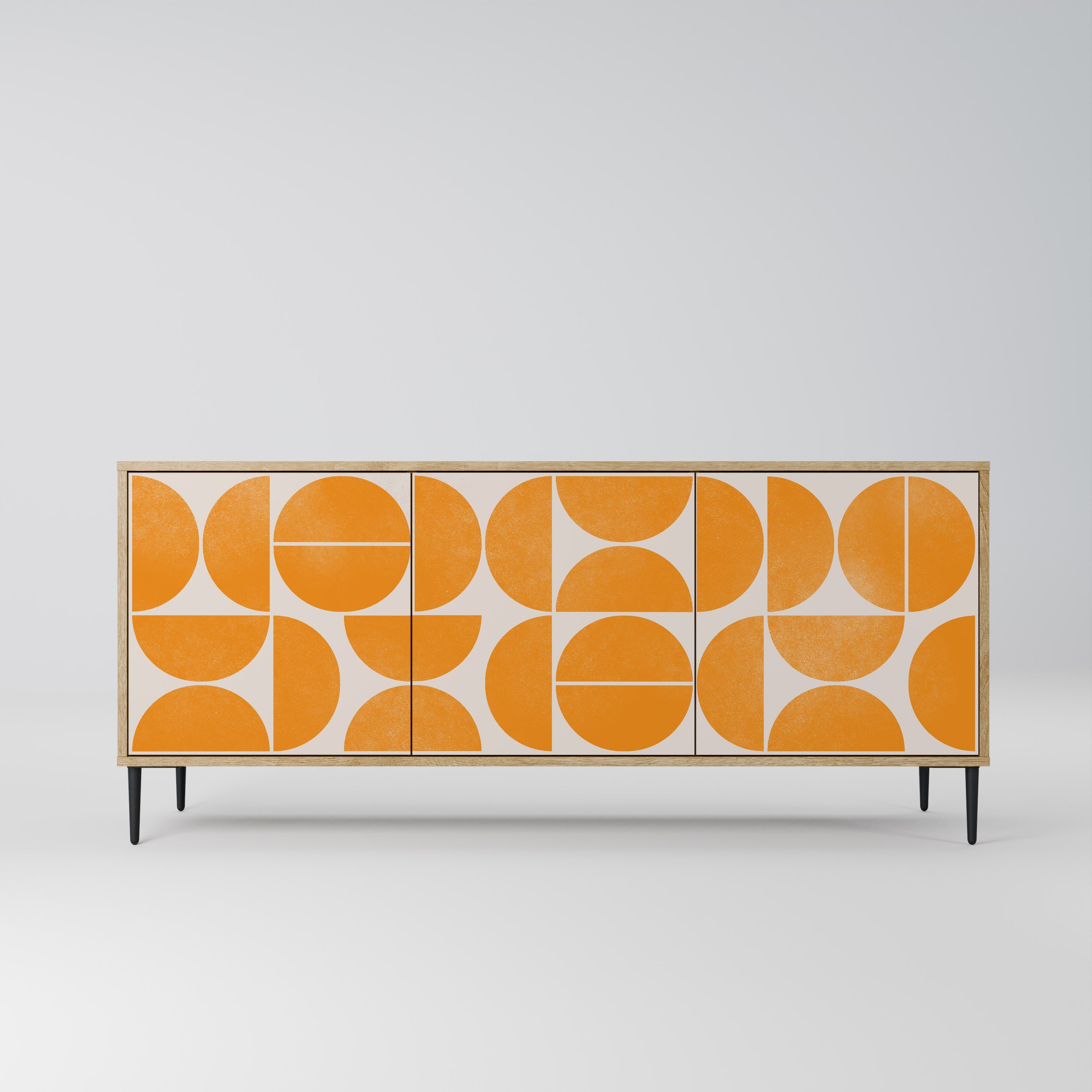 Buffet 3 portes RECURRING DREAMS effet chêne