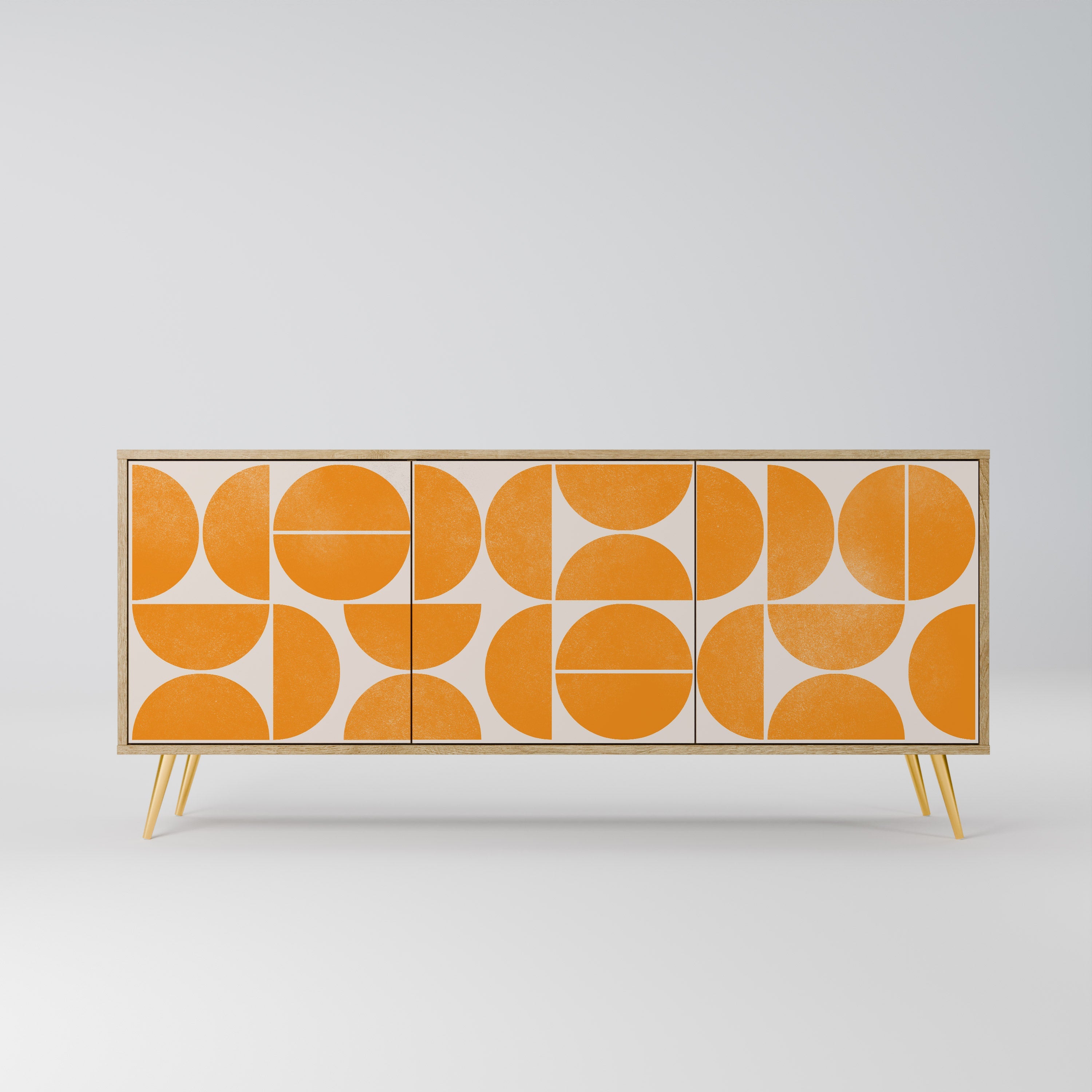 Buffet 3 portes RECURRING DREAMS effet chêne