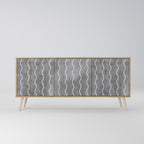 WAVES OF CONCRETE 3-Door Sideboard