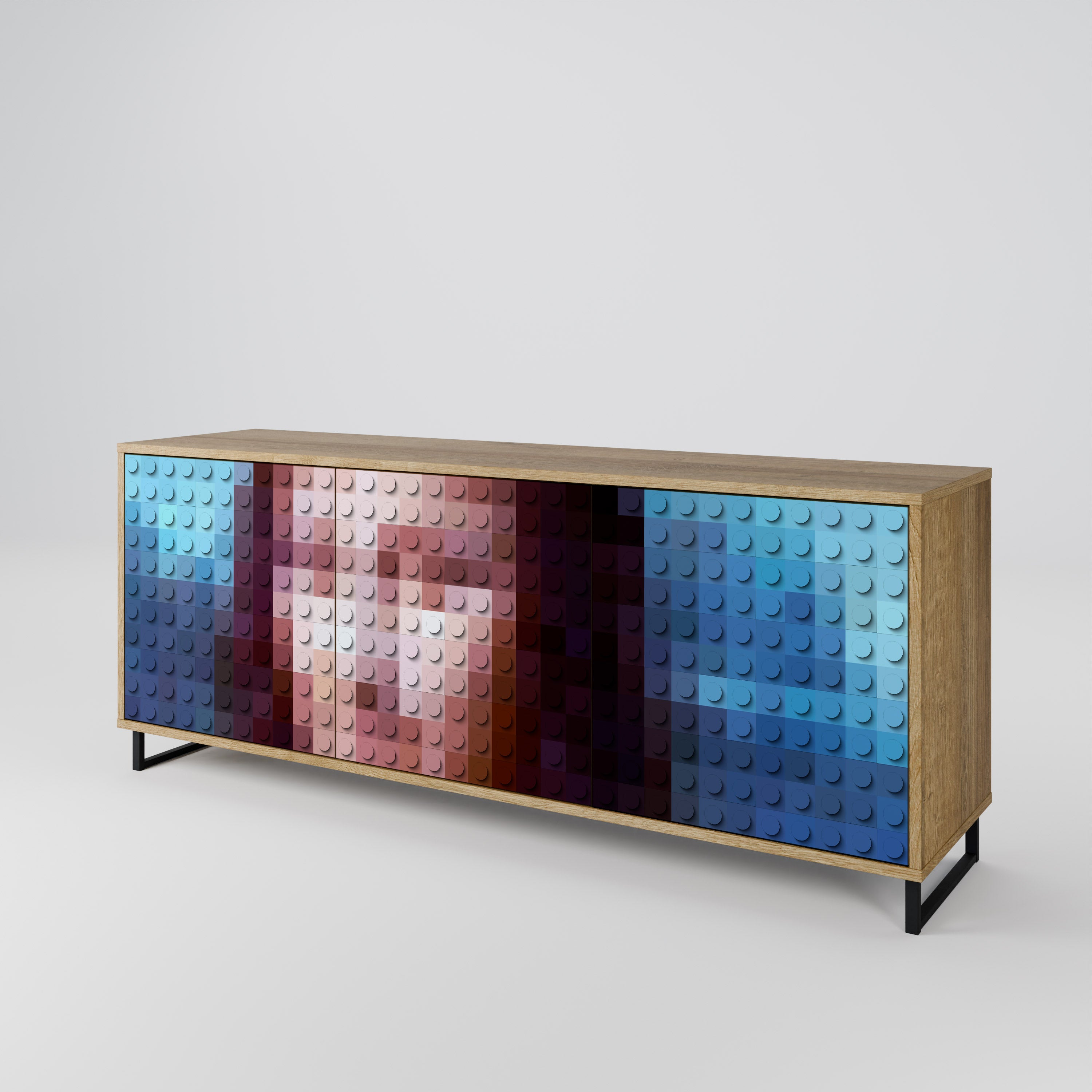 CONSTRUCTIVE ART 3-Door Sideboard