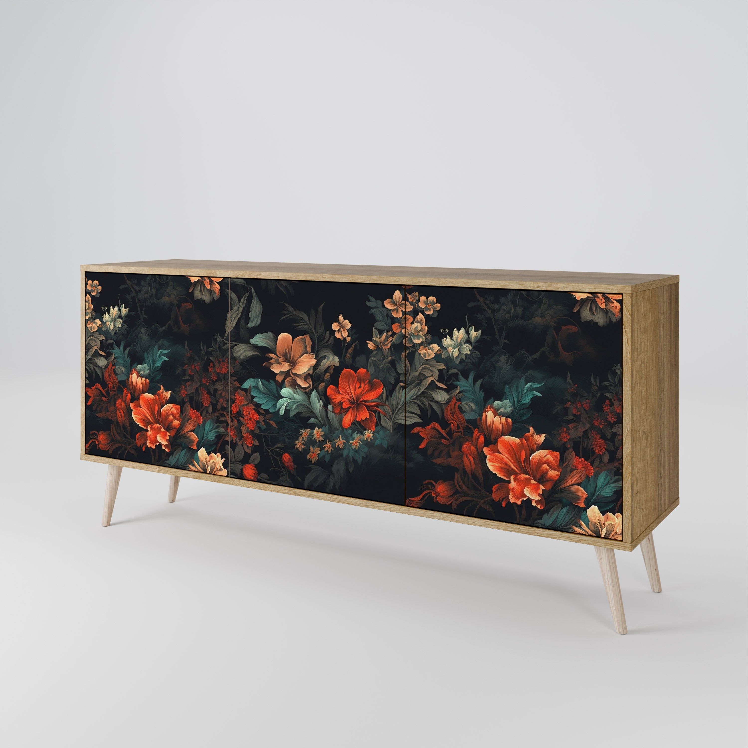 IMAGINARY BLOSSOM 3-Door Sideboard