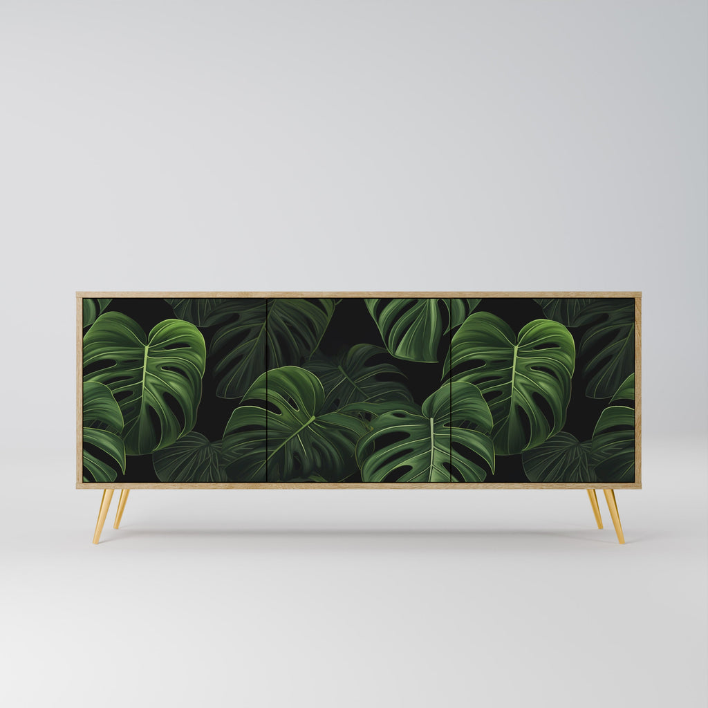 INFINITE MONSTERA 3-Door Sideboard in Oak Effect