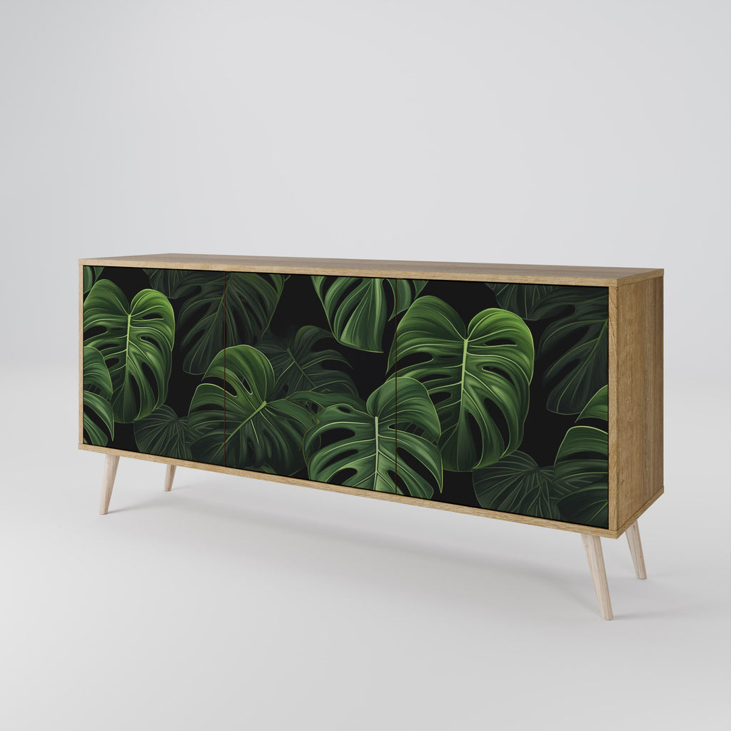 INFINITE MONSTERA 3-Door Sideboard in Oak Effect