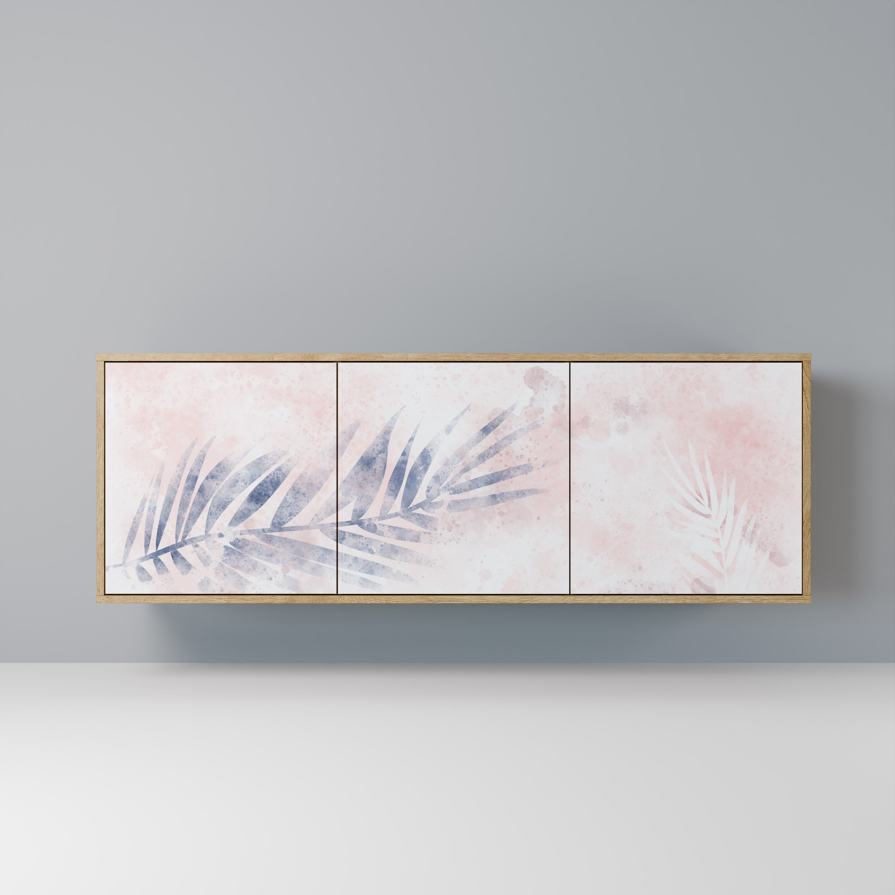 Buffet 3 portes TIMELESS FLOAT effet chêne