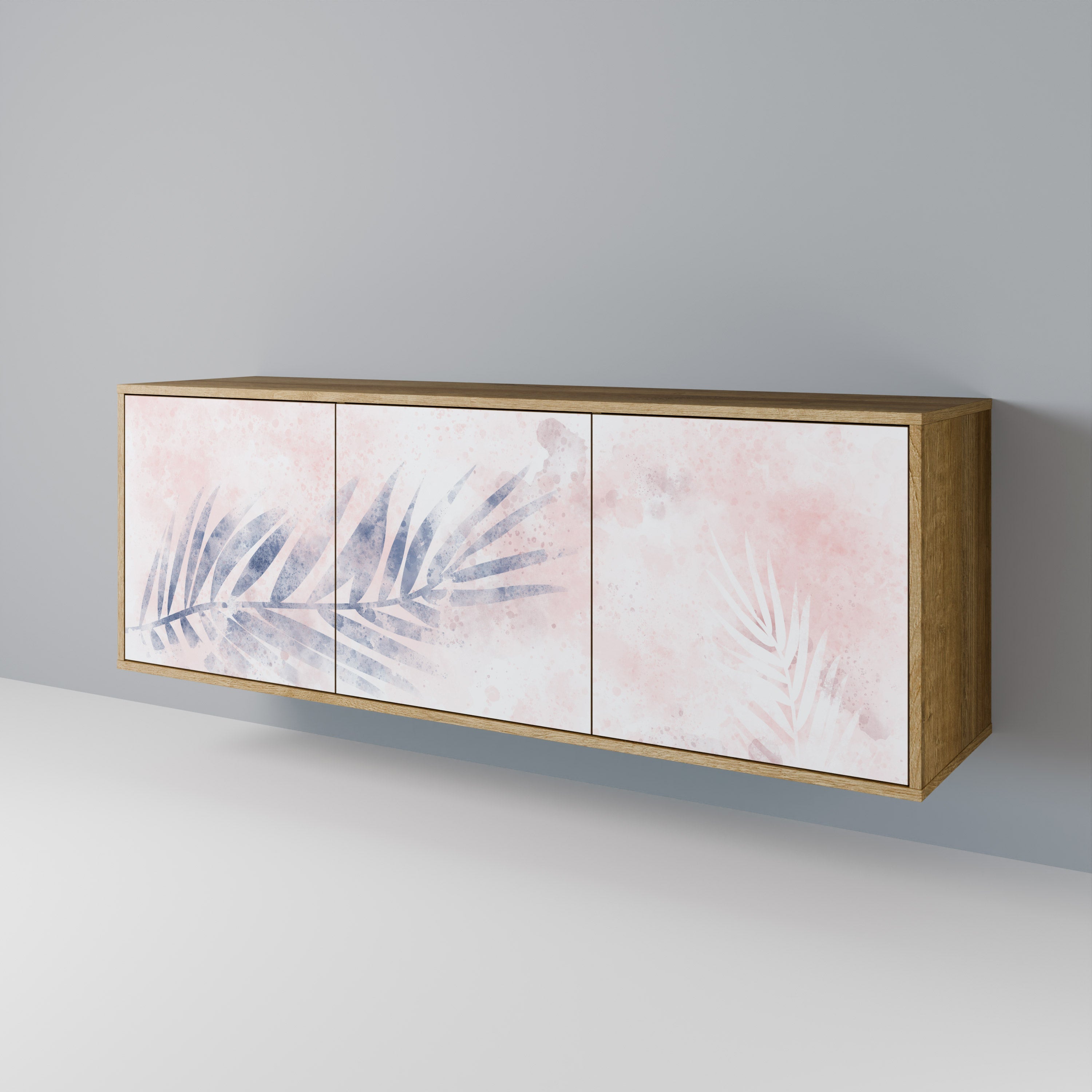 Buffet 3 portes TIMELESS FLOAT effet chêne