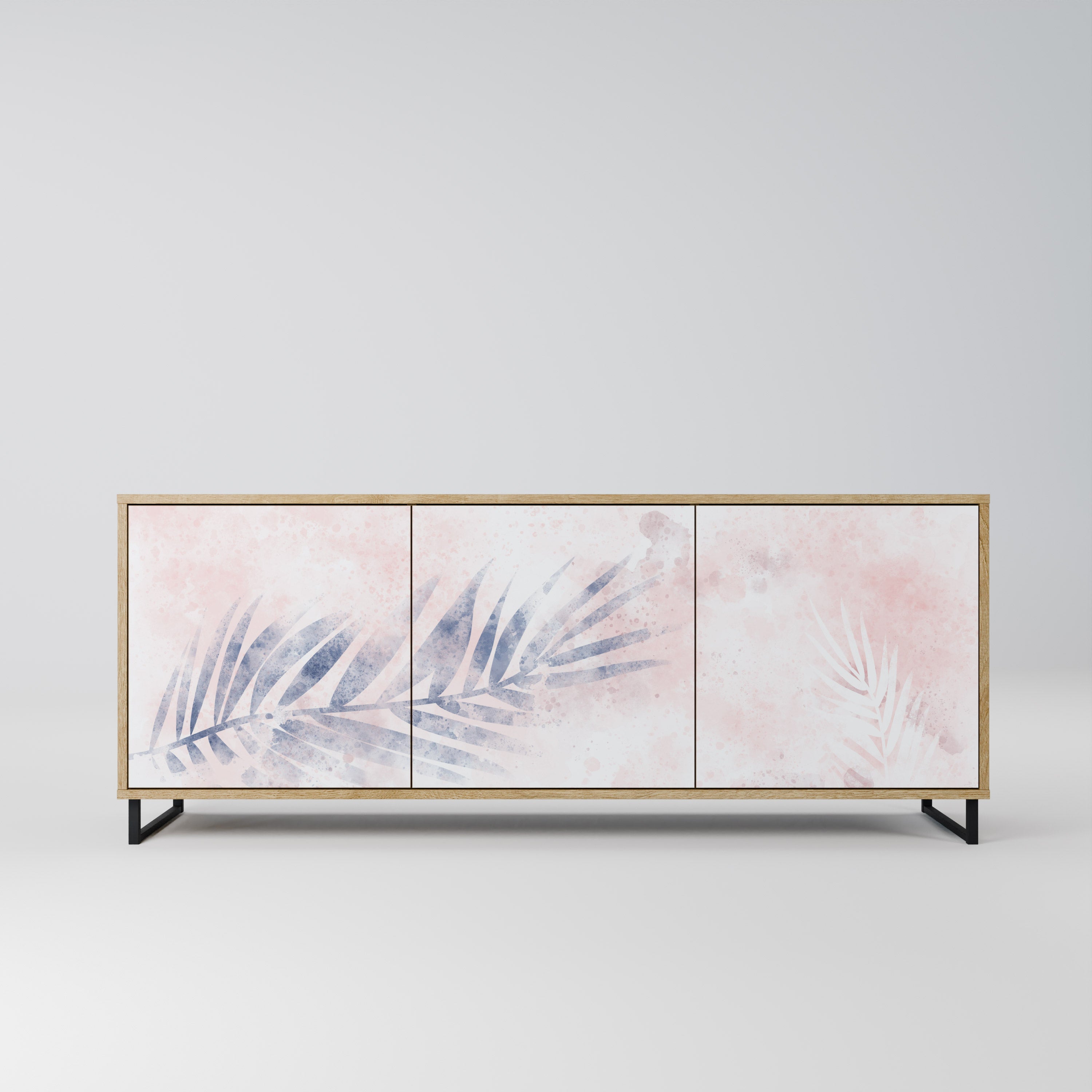 Buffet 3 portes TIMELESS FLOAT effet chêne