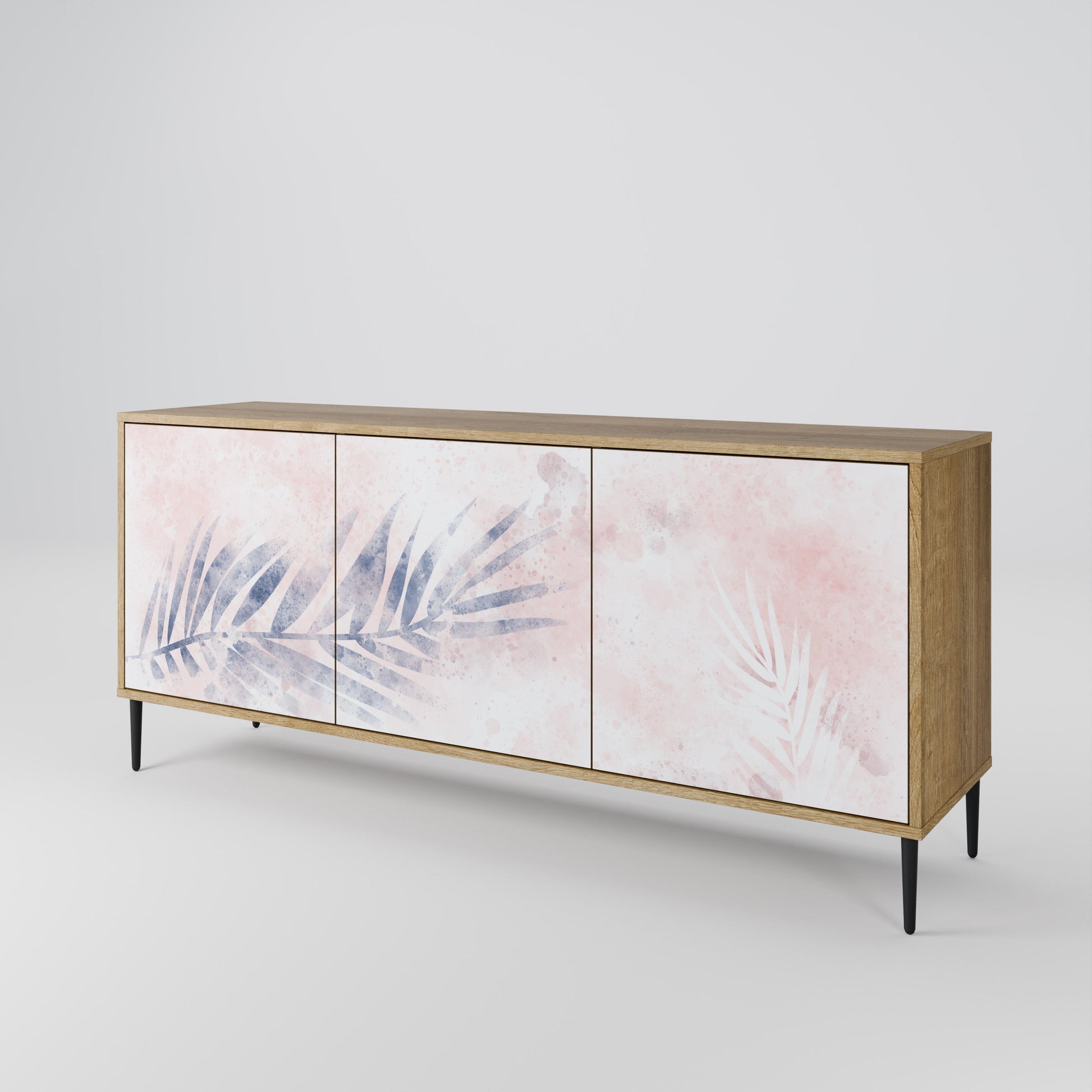 Buffet 3 portes TIMELESS FLOAT effet chêne