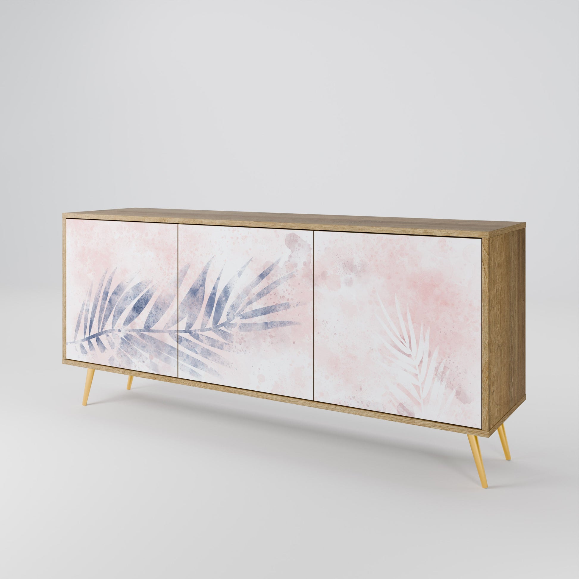 Buffet 3 portes TIMELESS FLOAT effet chêne