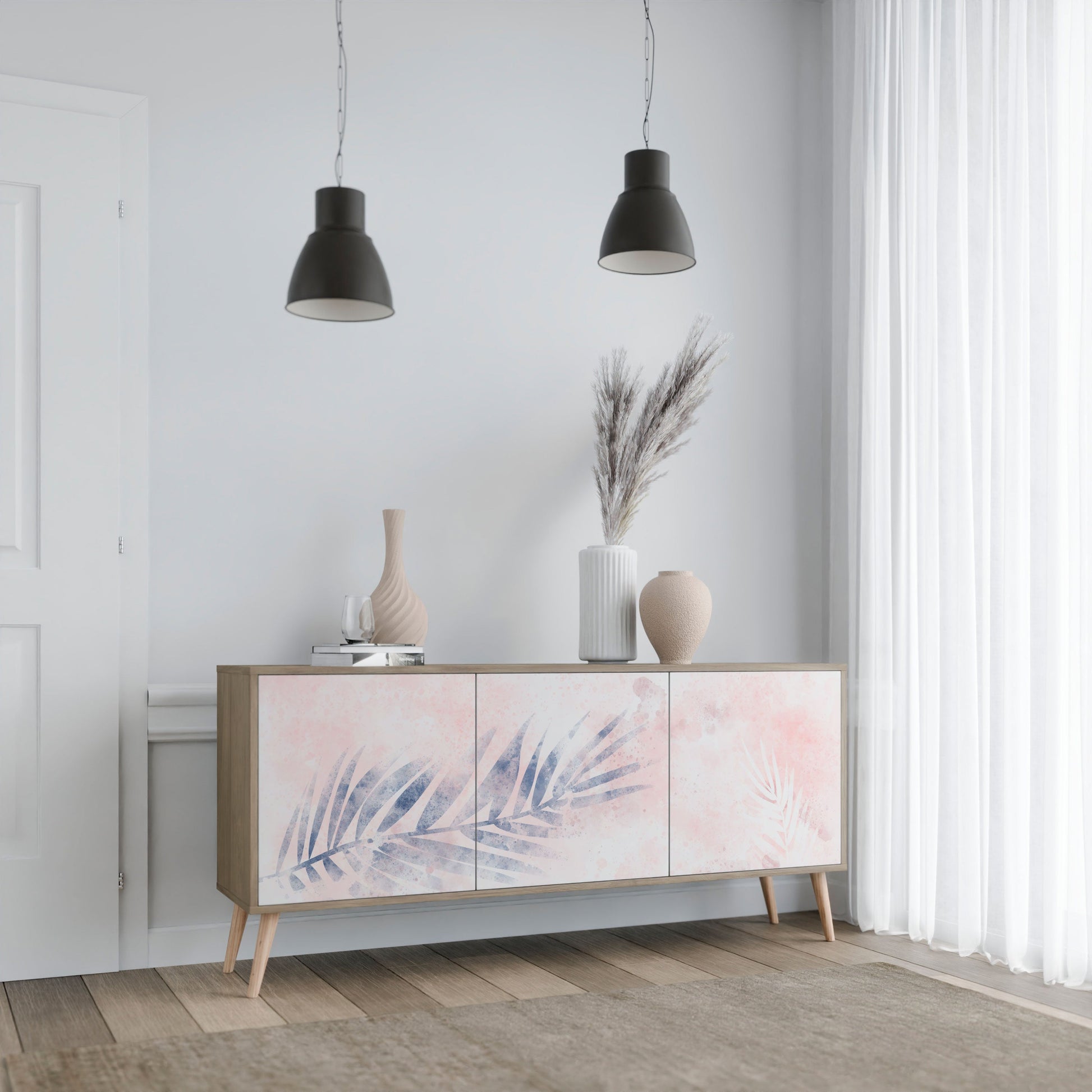 Buffet 3 portes TIMELESS FLOAT effet chêne
