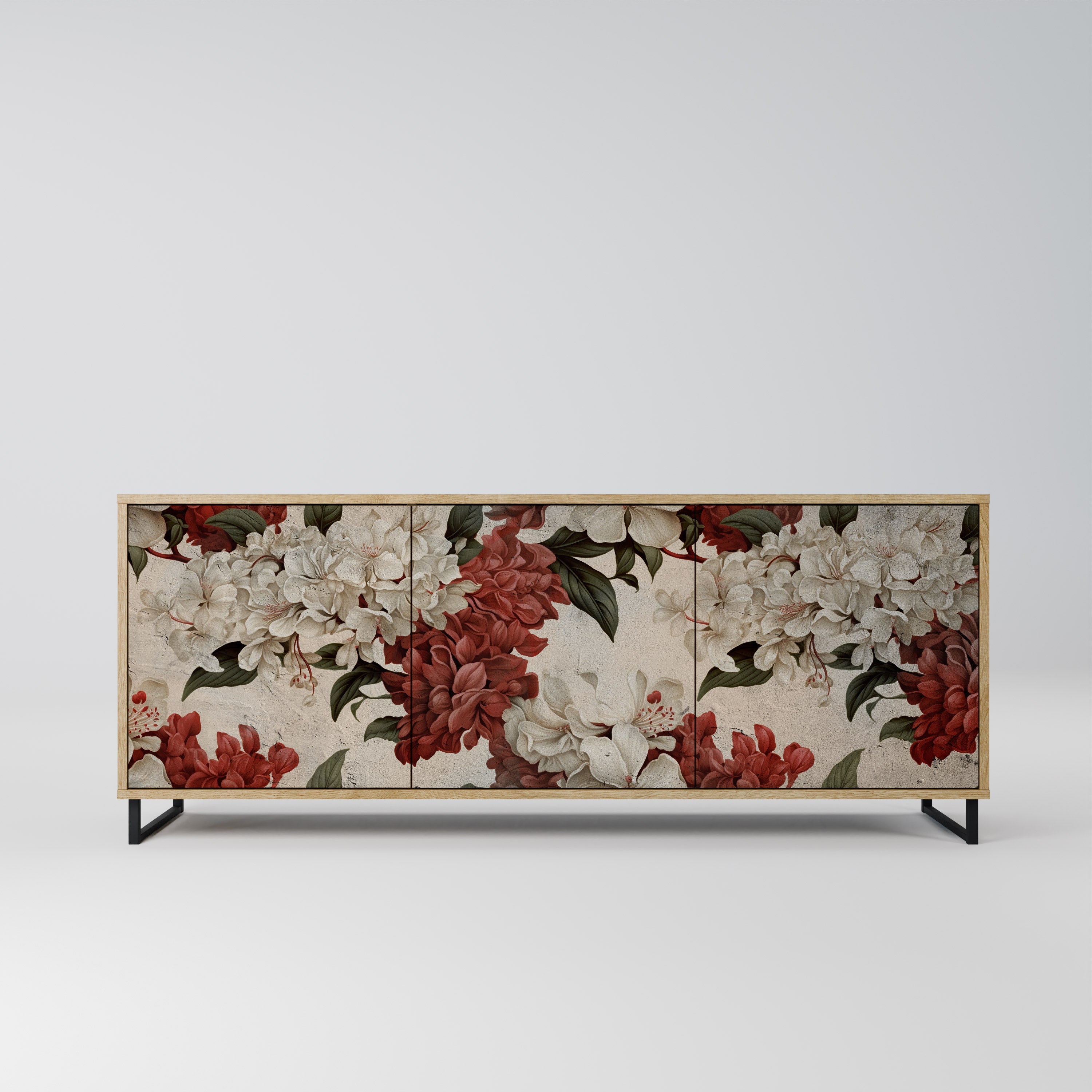 Buffet 3 portes EPHEMERAL DAYS effet chêne