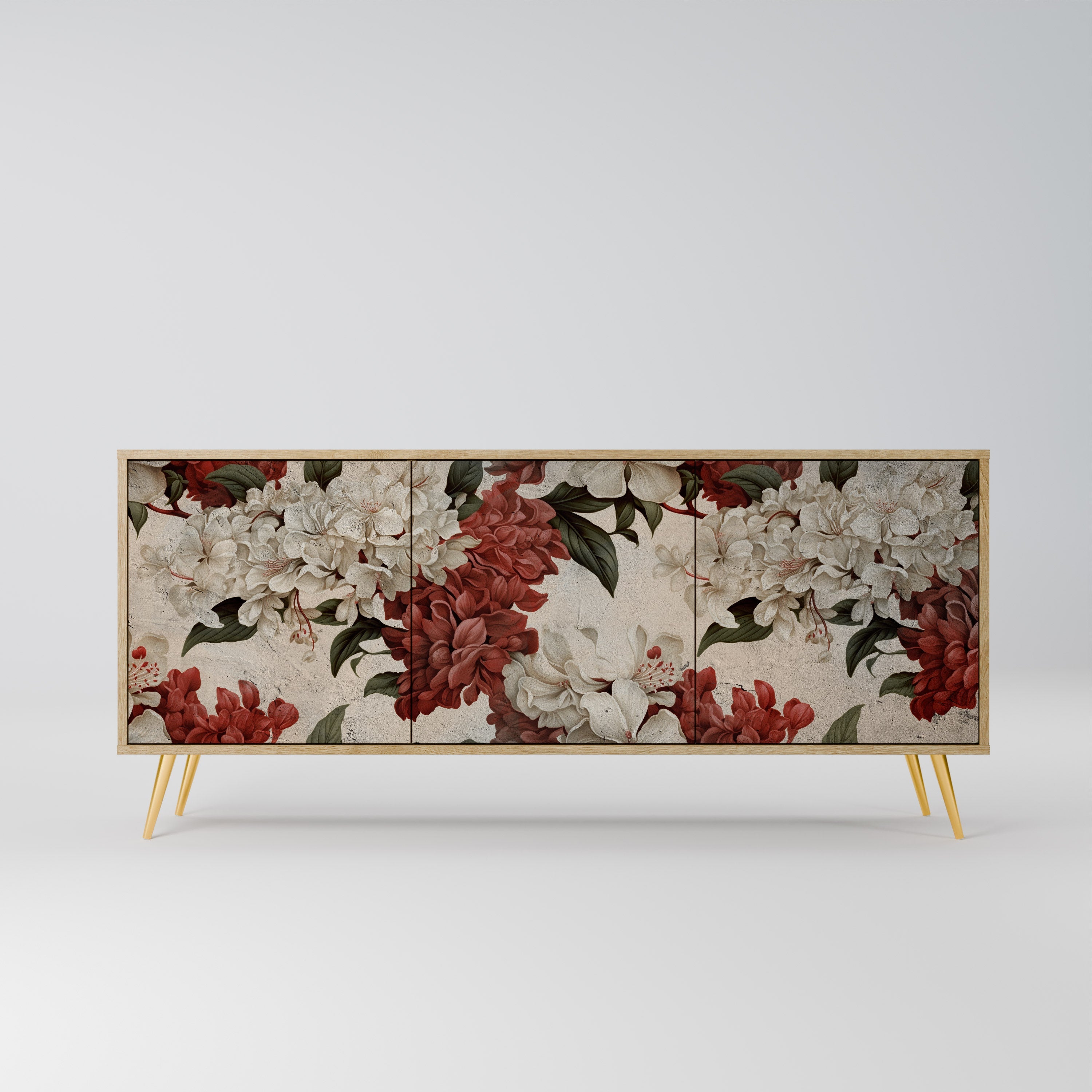 Buffet 3 portes EPHEMERAL DAYS effet chêne