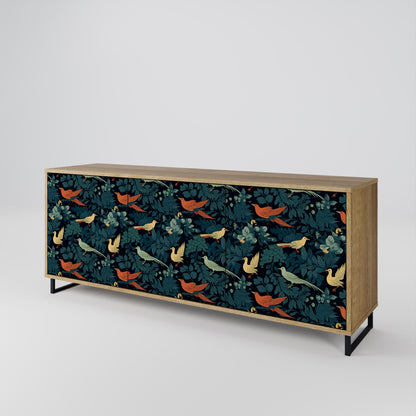 FOWL ORNAMENT 3-Door Sideboard