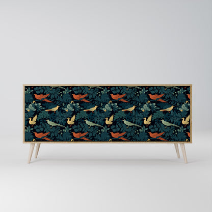 FOWL ORNAMENT 3-Door Sideboard