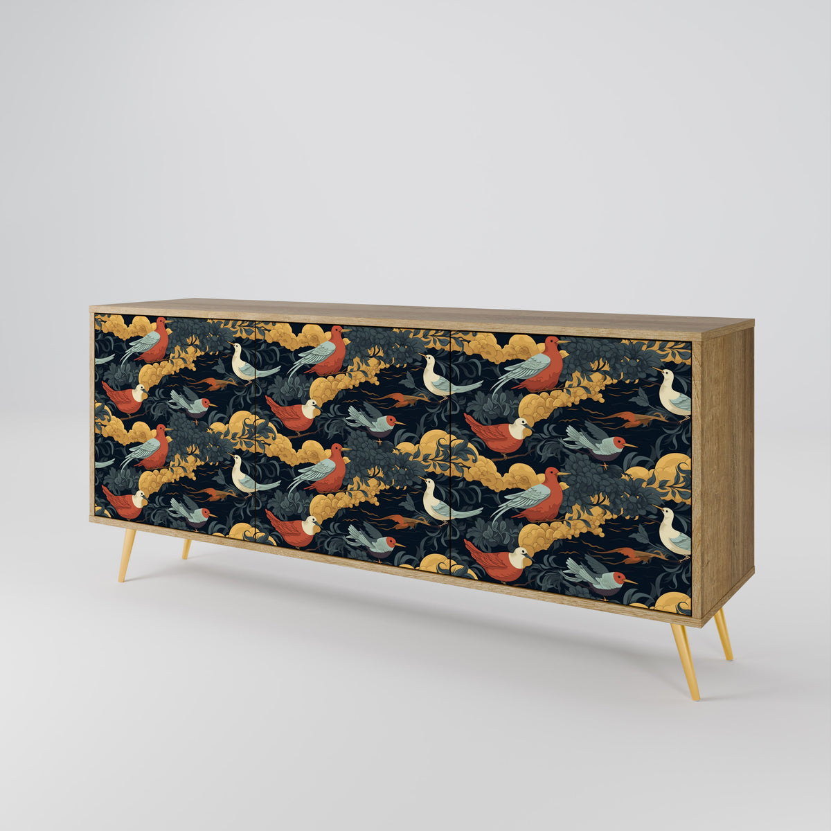 FOWLY DAZE 3-Door Sideboard
