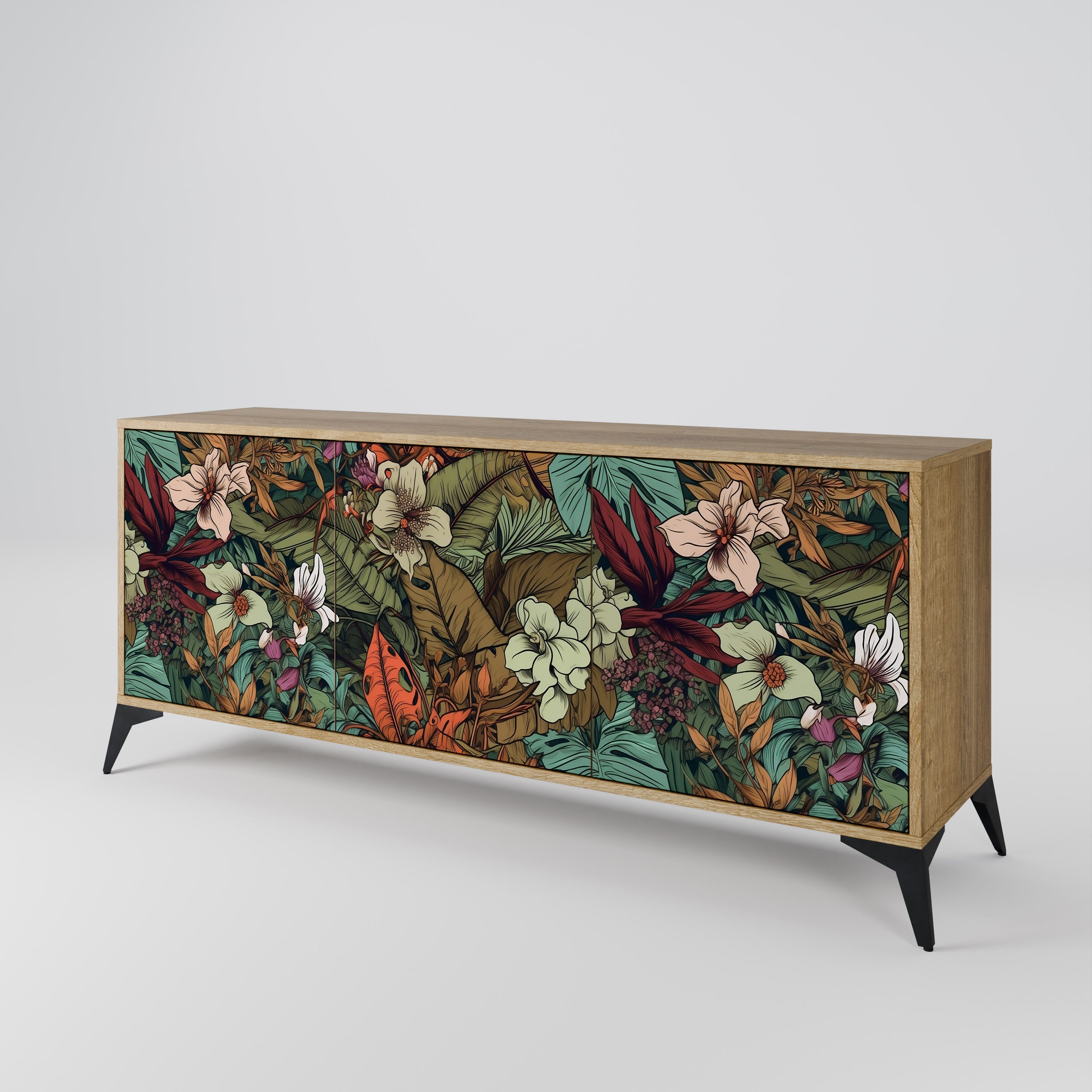 BOTANICAL EMERGENCE 3-Door Sideboard