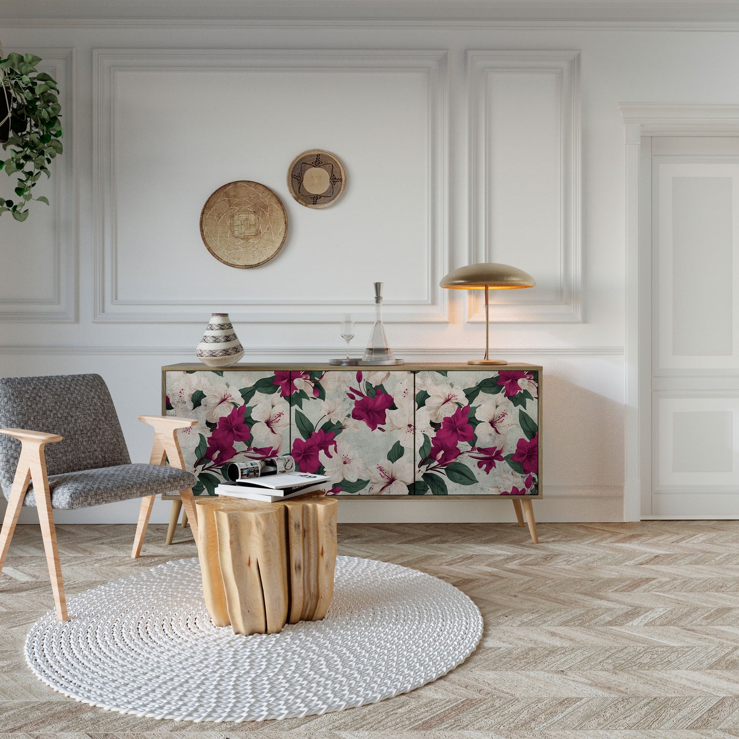 FLOWERET DREAM 3-Door Sideboard