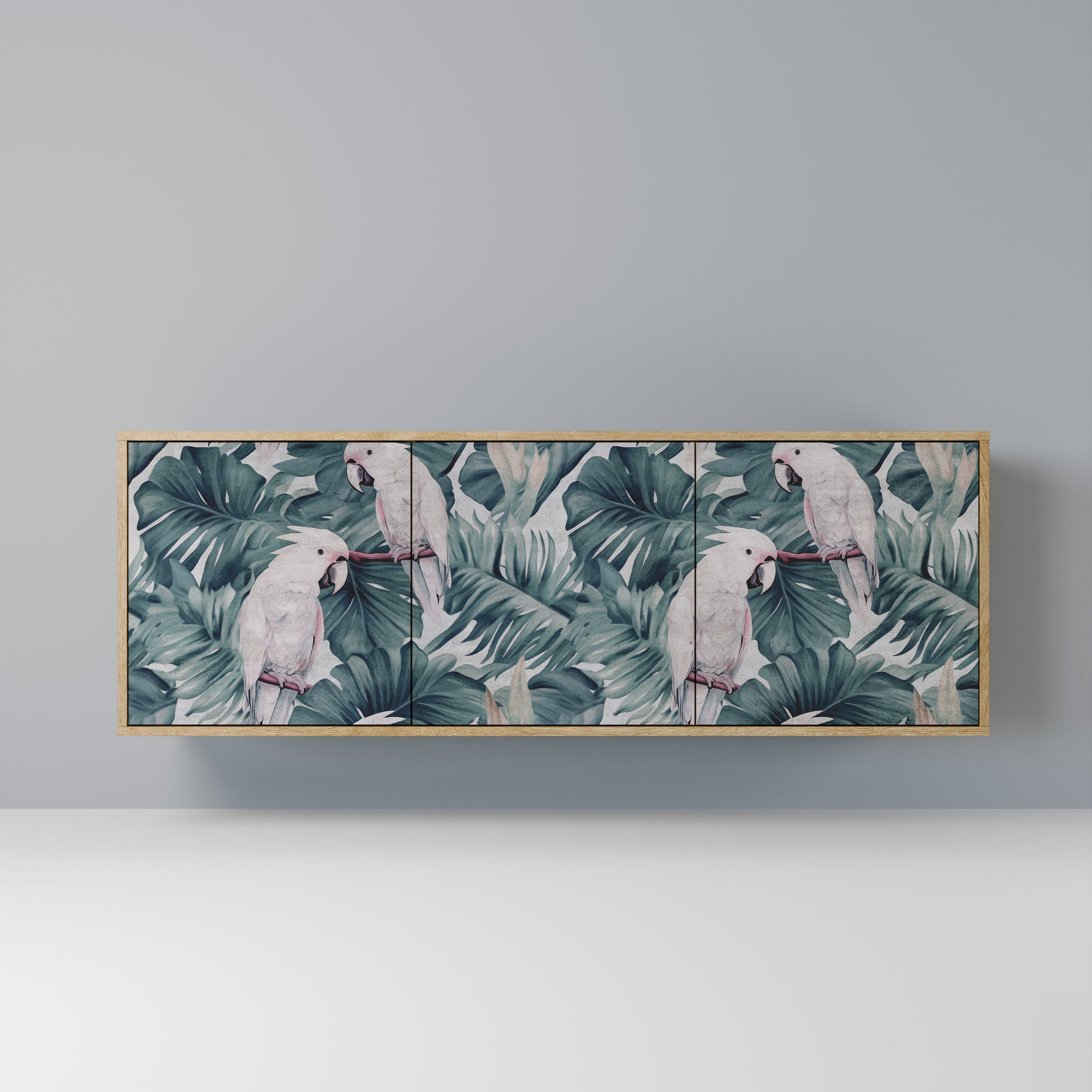 Buffet 3 portes POPINJAY LOOK effet chêne