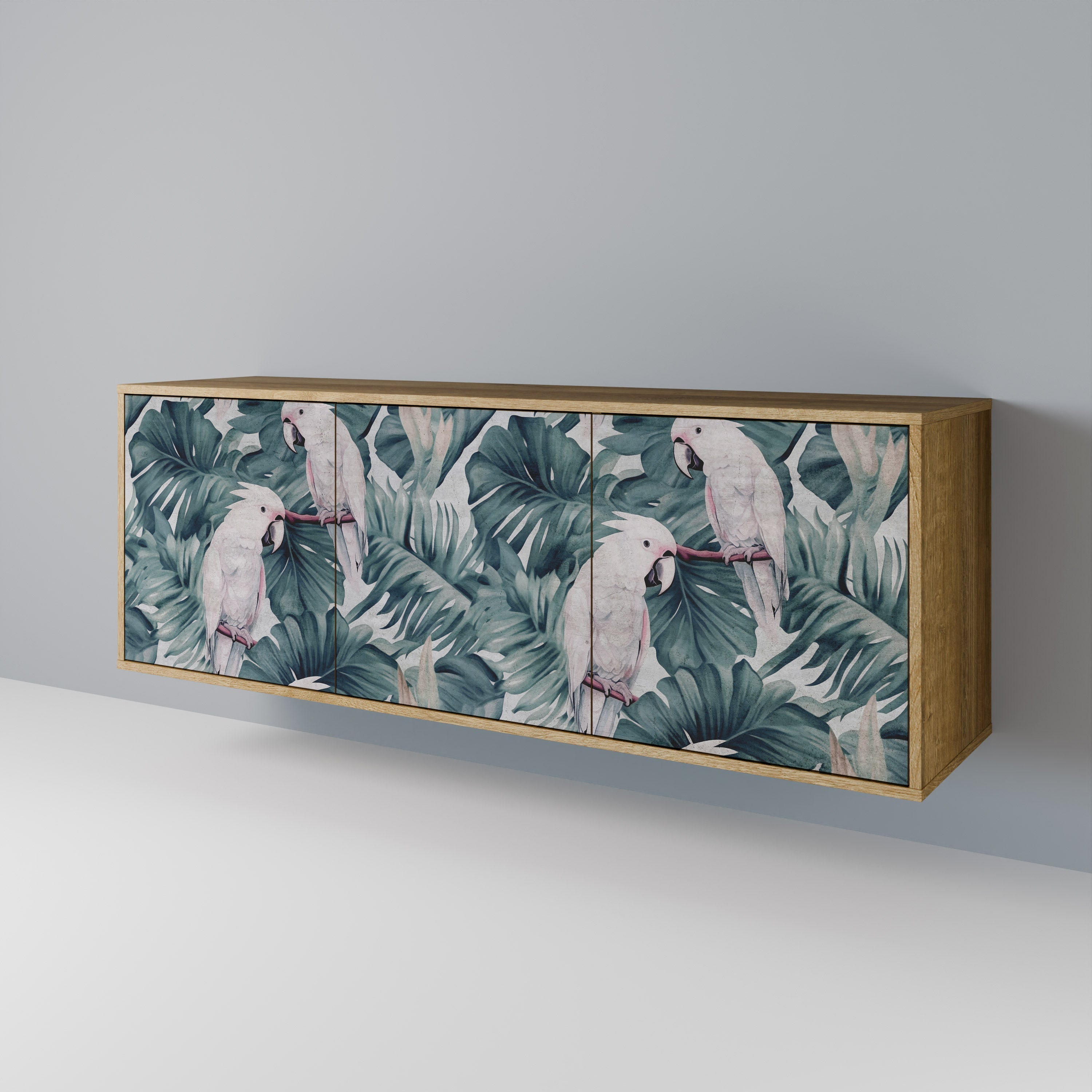 Buffet 3 portes POPINJAY LOOK effet chêne