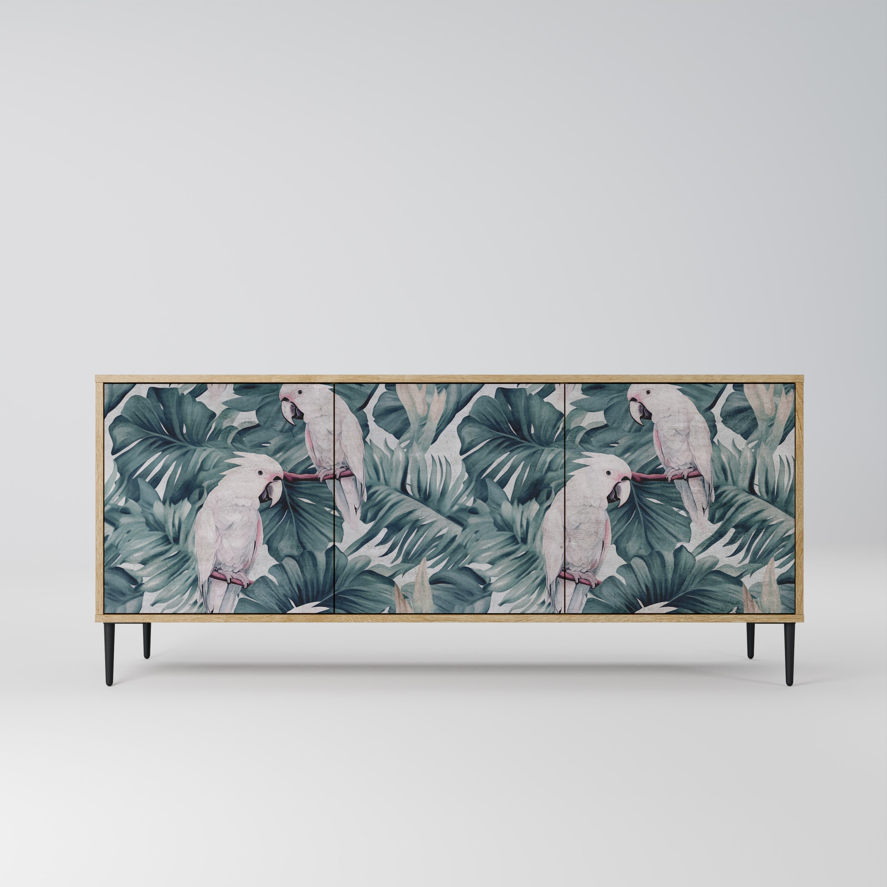 Buffet 3 portes POPINJAY LOOK effet chêne