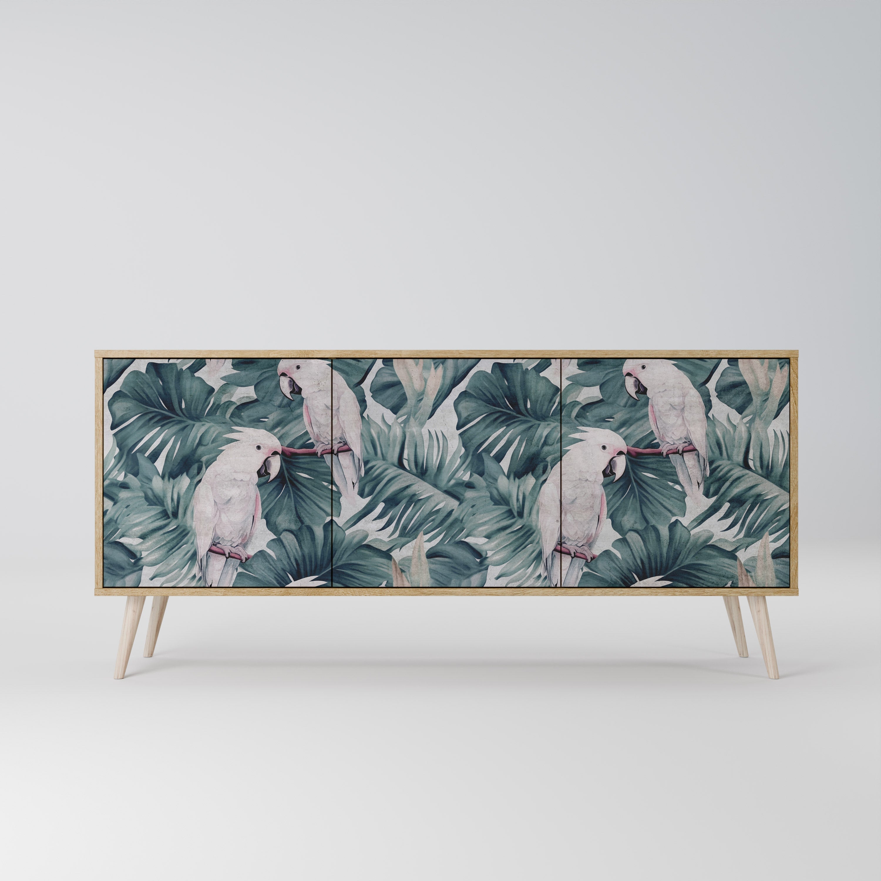 Buffet 3 portes POPINJAY LOOK effet chêne