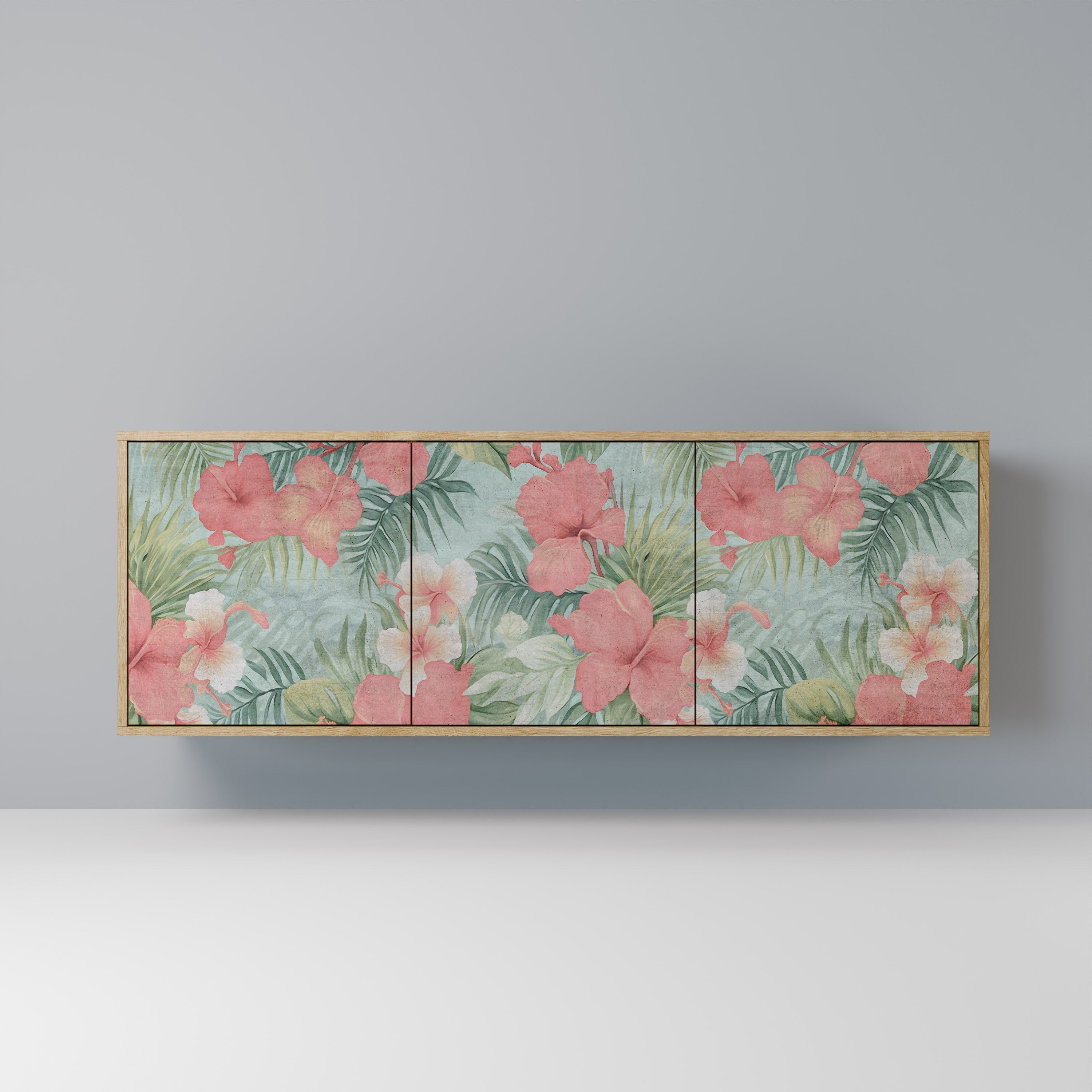 Buffet 3 portes effet chêne HAWAIIAN SPIRIT