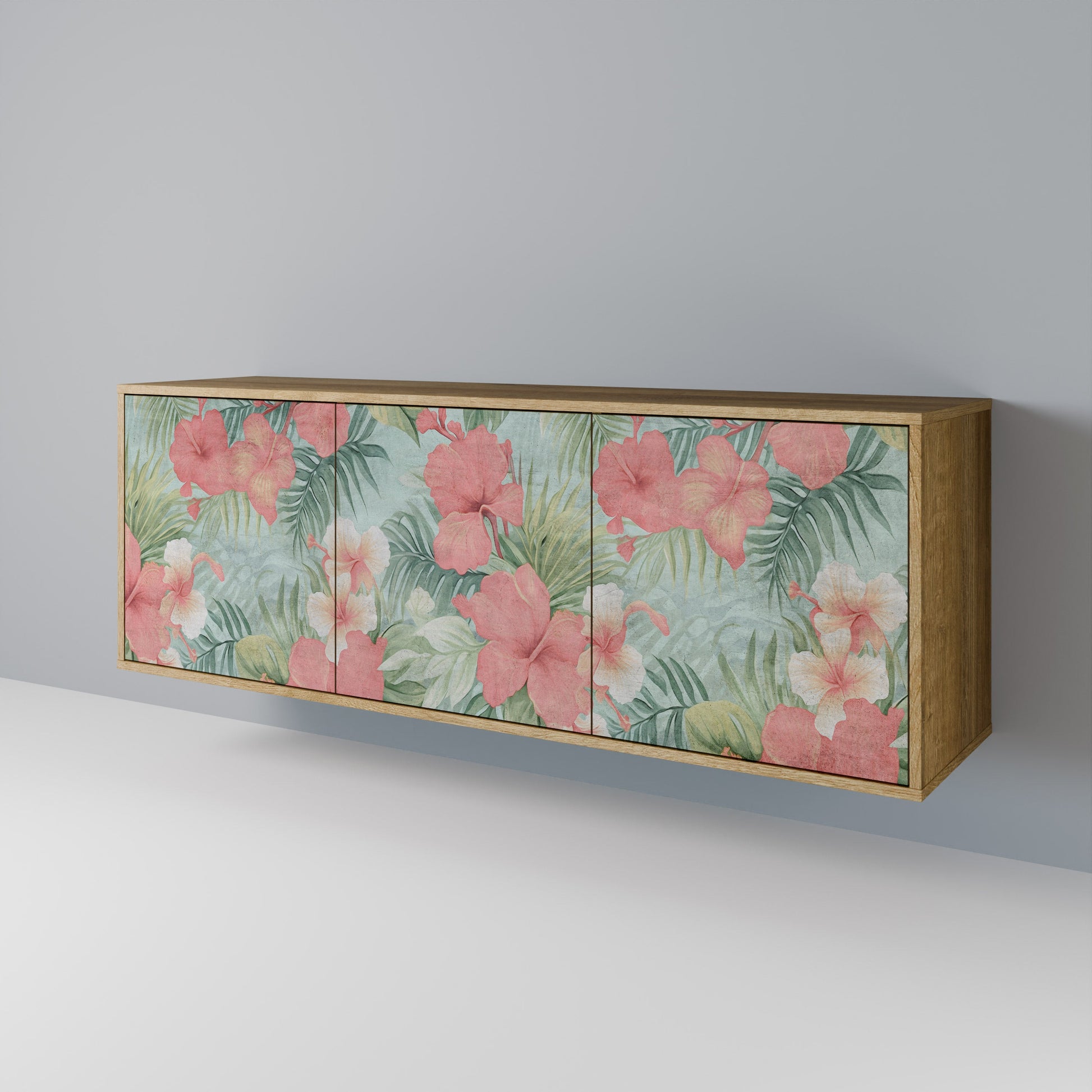 Buffet 3 portes effet chêne HAWAIIAN SPIRIT