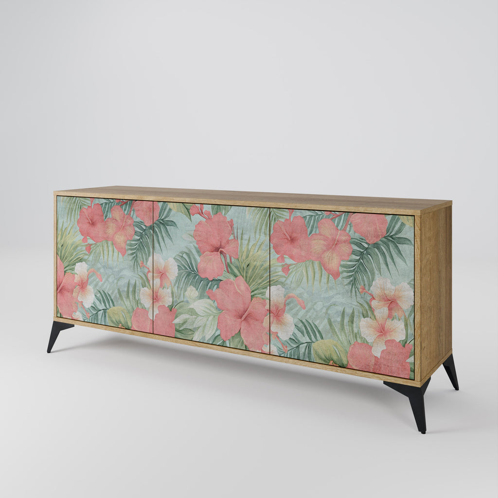 Buffet 3 portes effet chêne HAWAIIAN SPIRIT