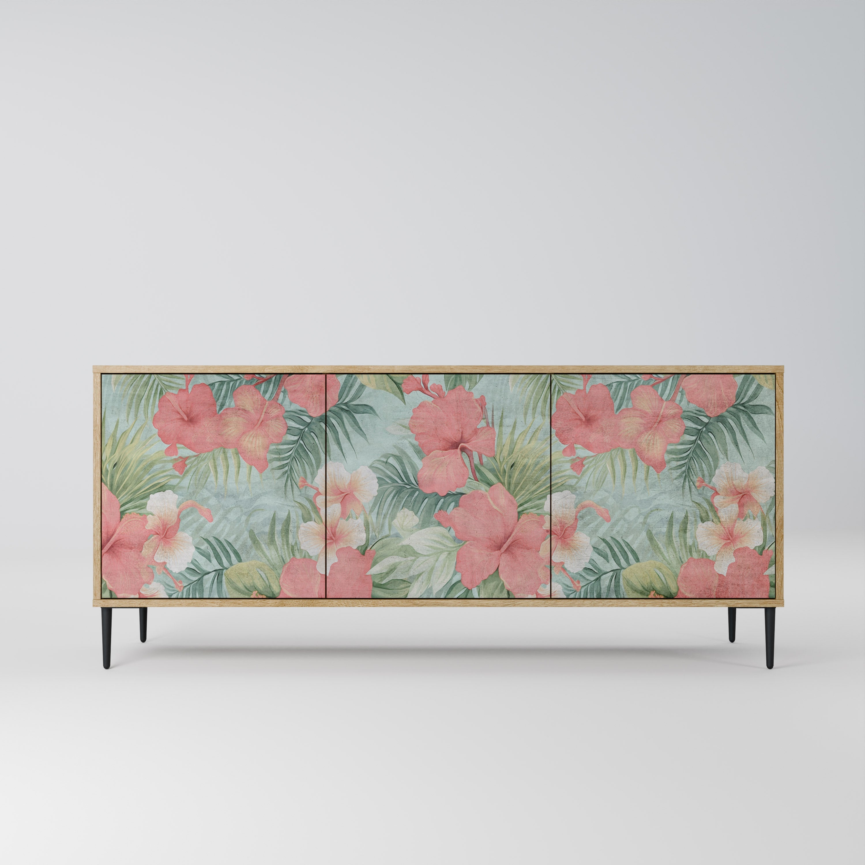 Buffet 3 portes effet chêne HAWAIIAN SPIRIT