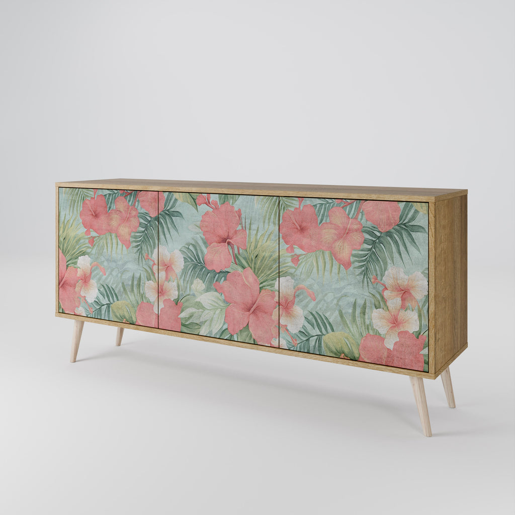 Buffet 3 portes effet chêne HAWAIIAN SPIRIT