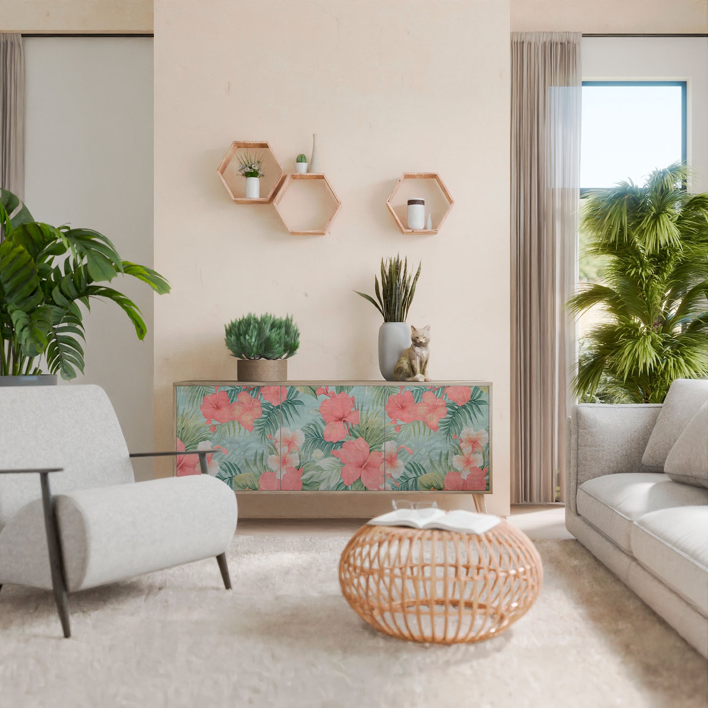 HAWAIIAN SPIRIT 3-Door Sideboard