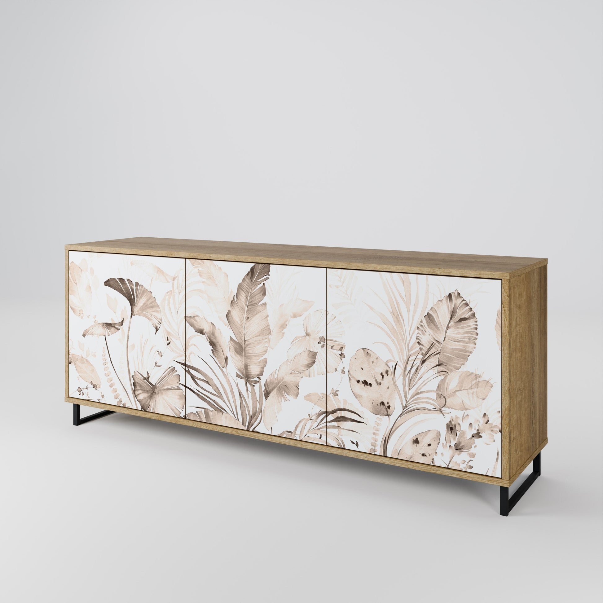 Buffet 3 portes effet chêne WILD TENDERNESS