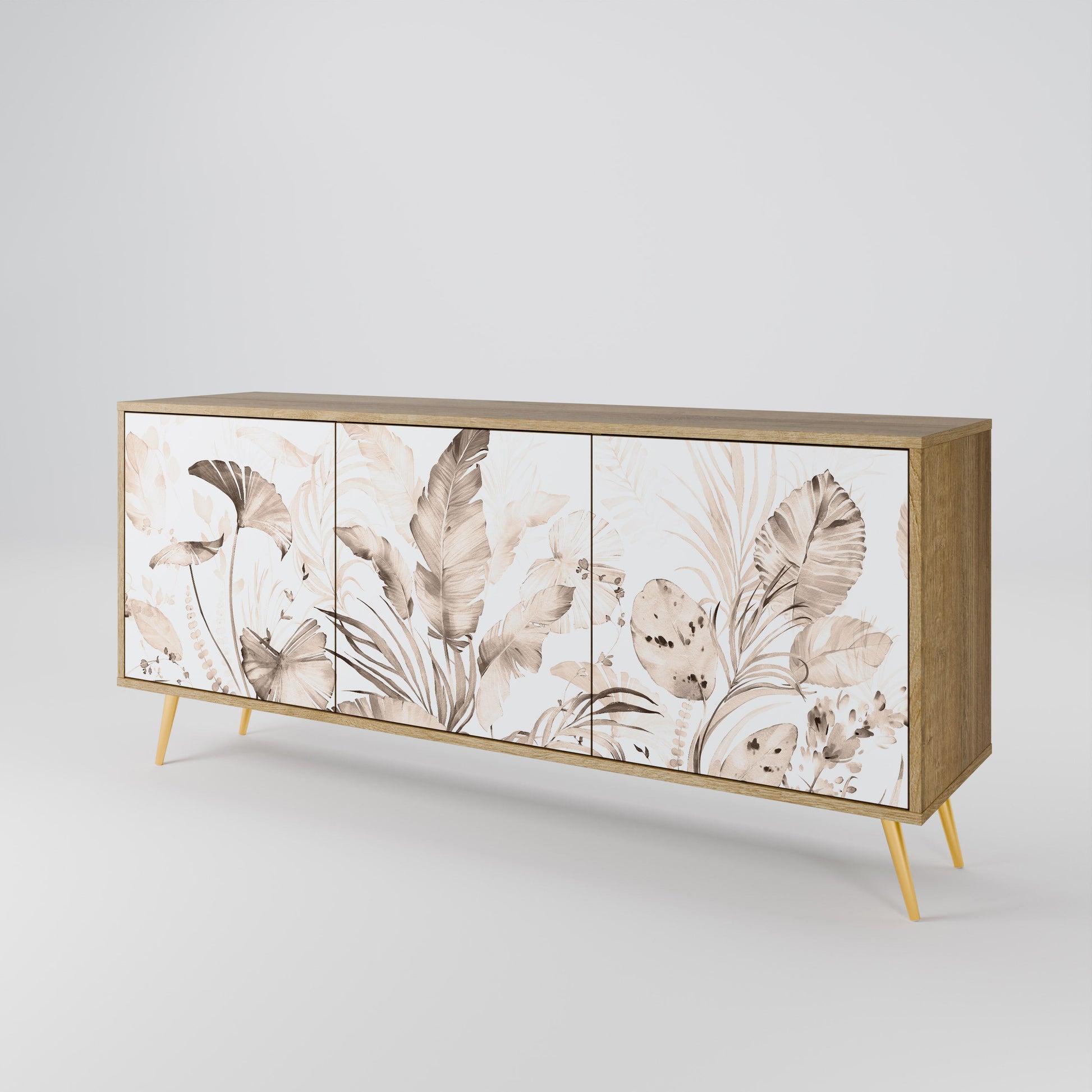 Buffet 3 portes effet chêne WILD TENDERNESS
