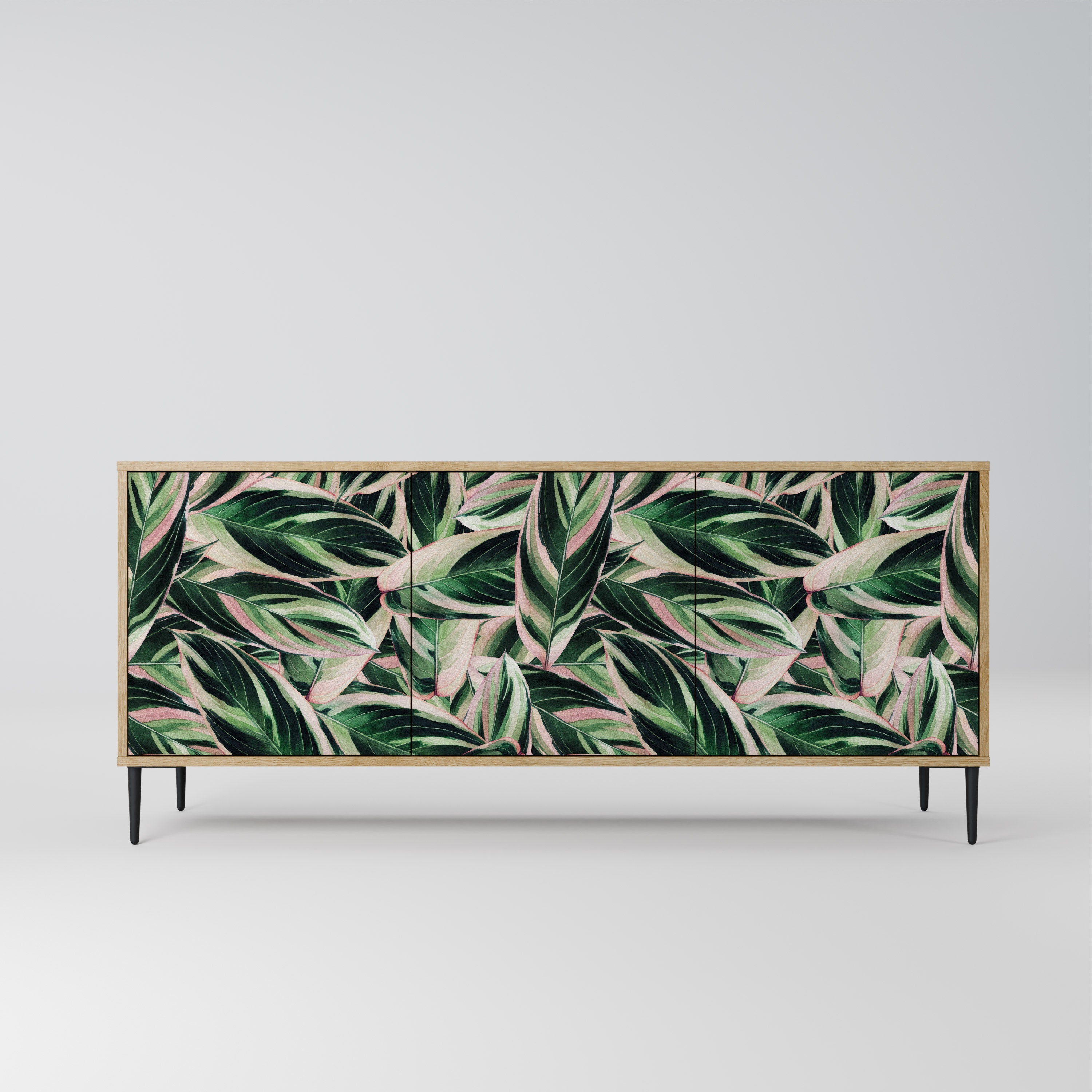 Buffet 3 portes EERIE STROMANTHE effet chêne