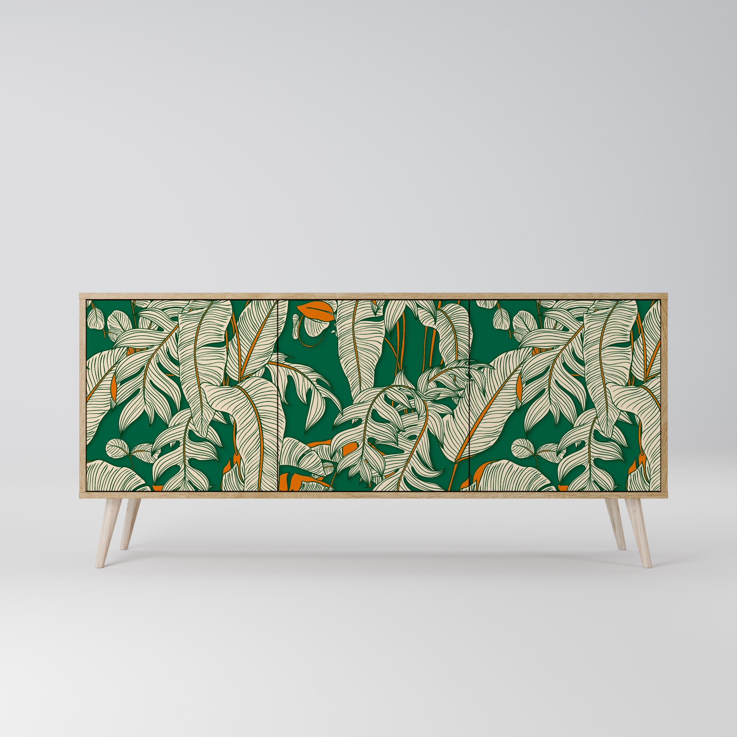 Buffet 3 portes VERDANT PLEASURES effet chêne