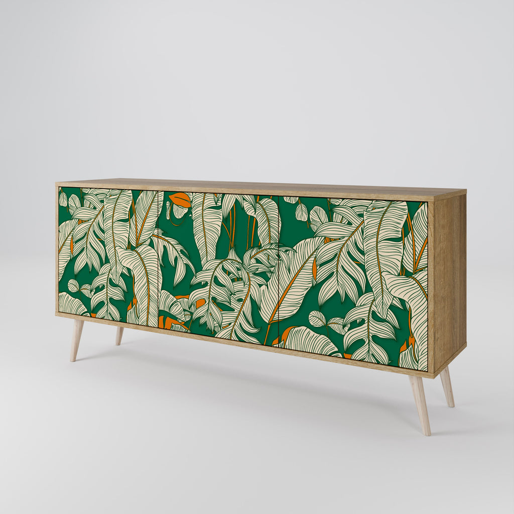 Buffet 3 portes VERDANT PLEASURES effet chêne