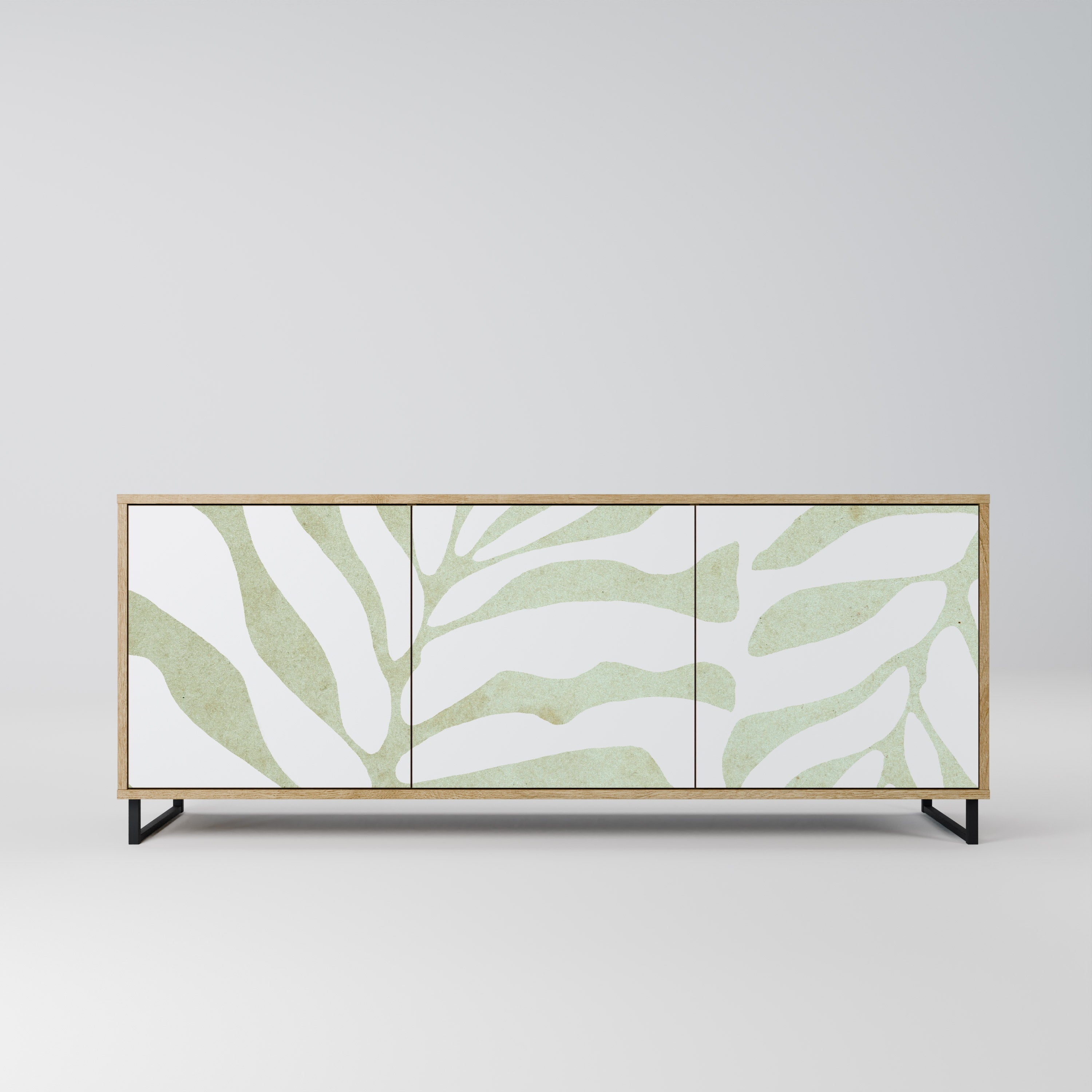 Buffet 3 portes effet chêne BOTANICAL SPARK