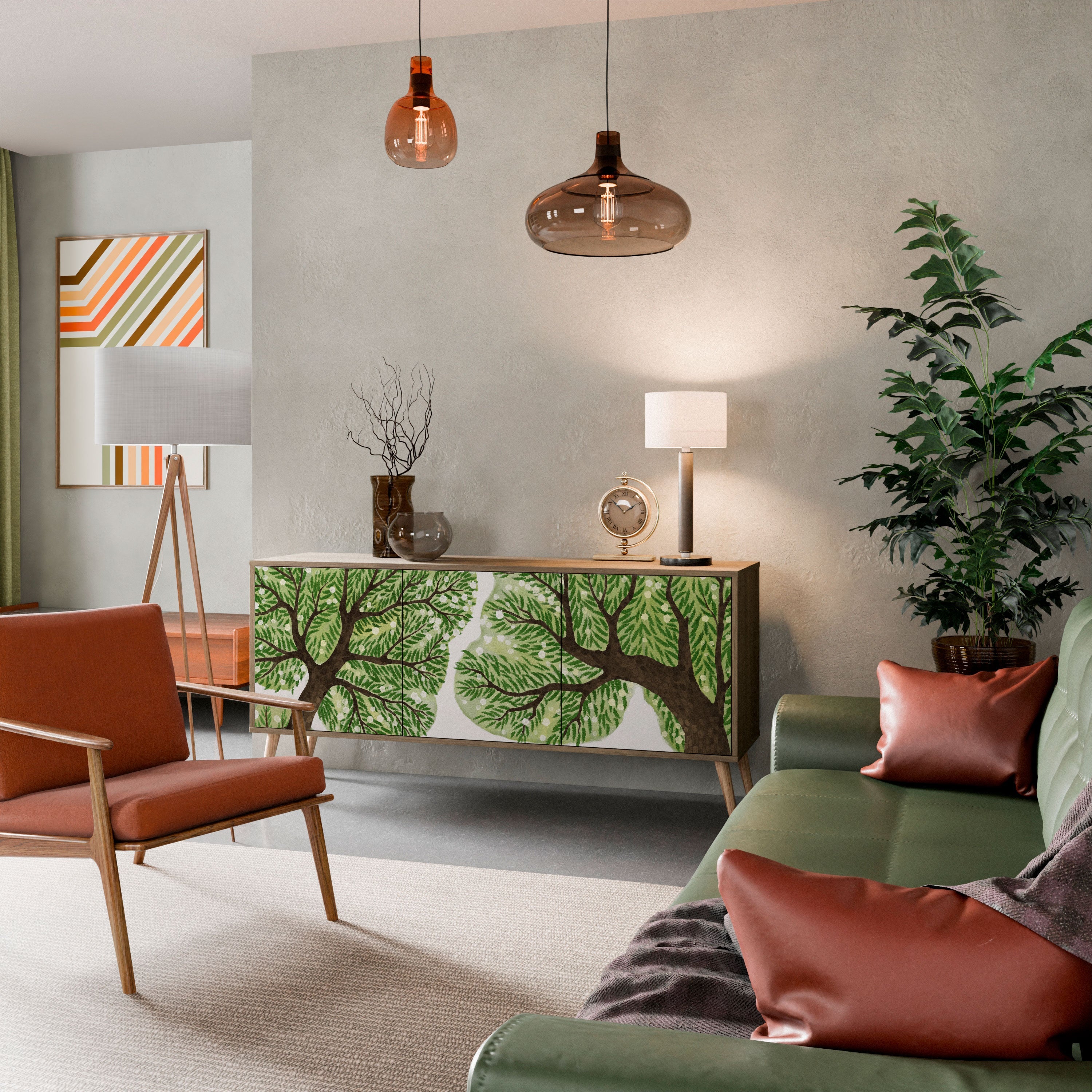 Buffet 3 portes WILDERNESS DASH effet chêne