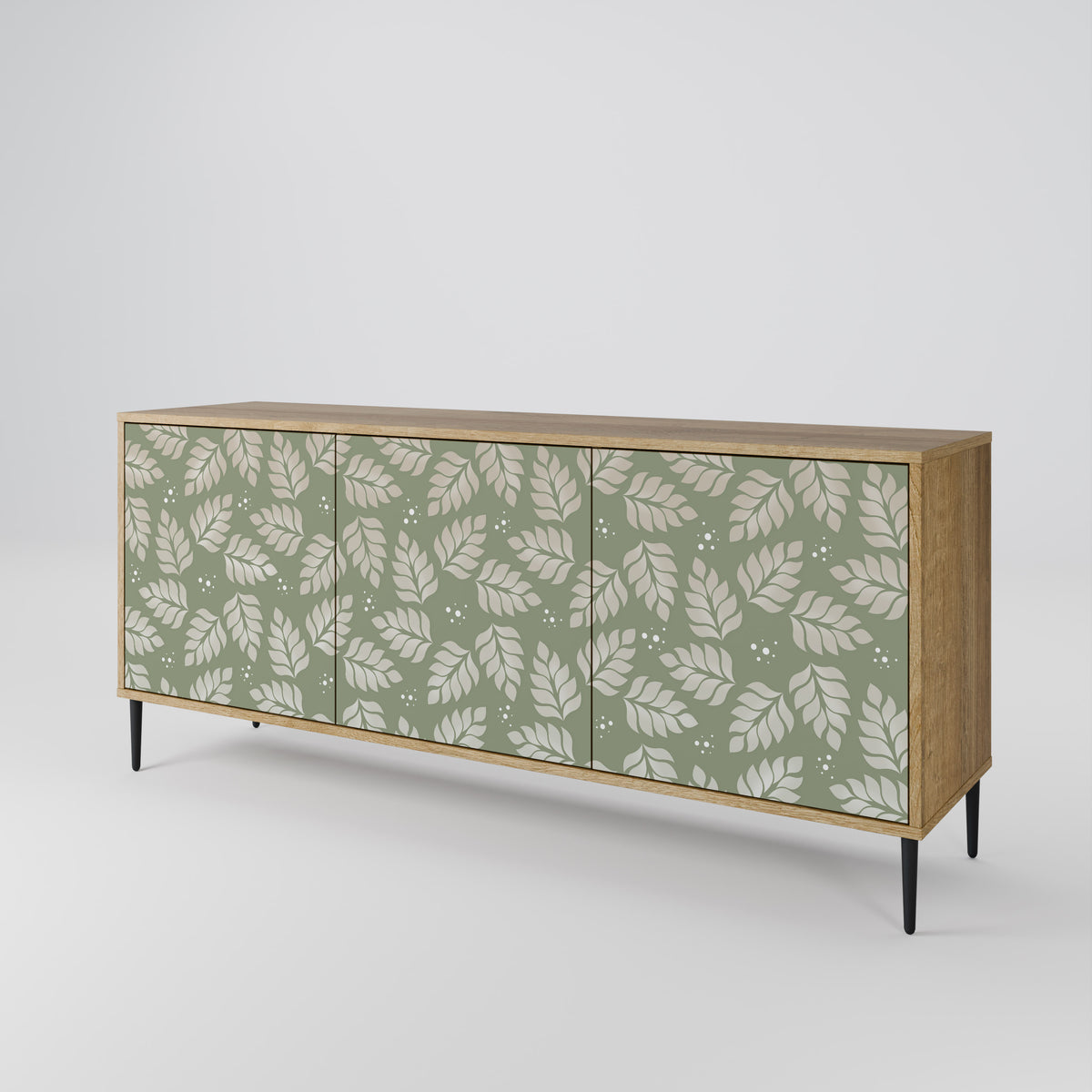 LEAVES ON GREEN 3-Door Sideboard
