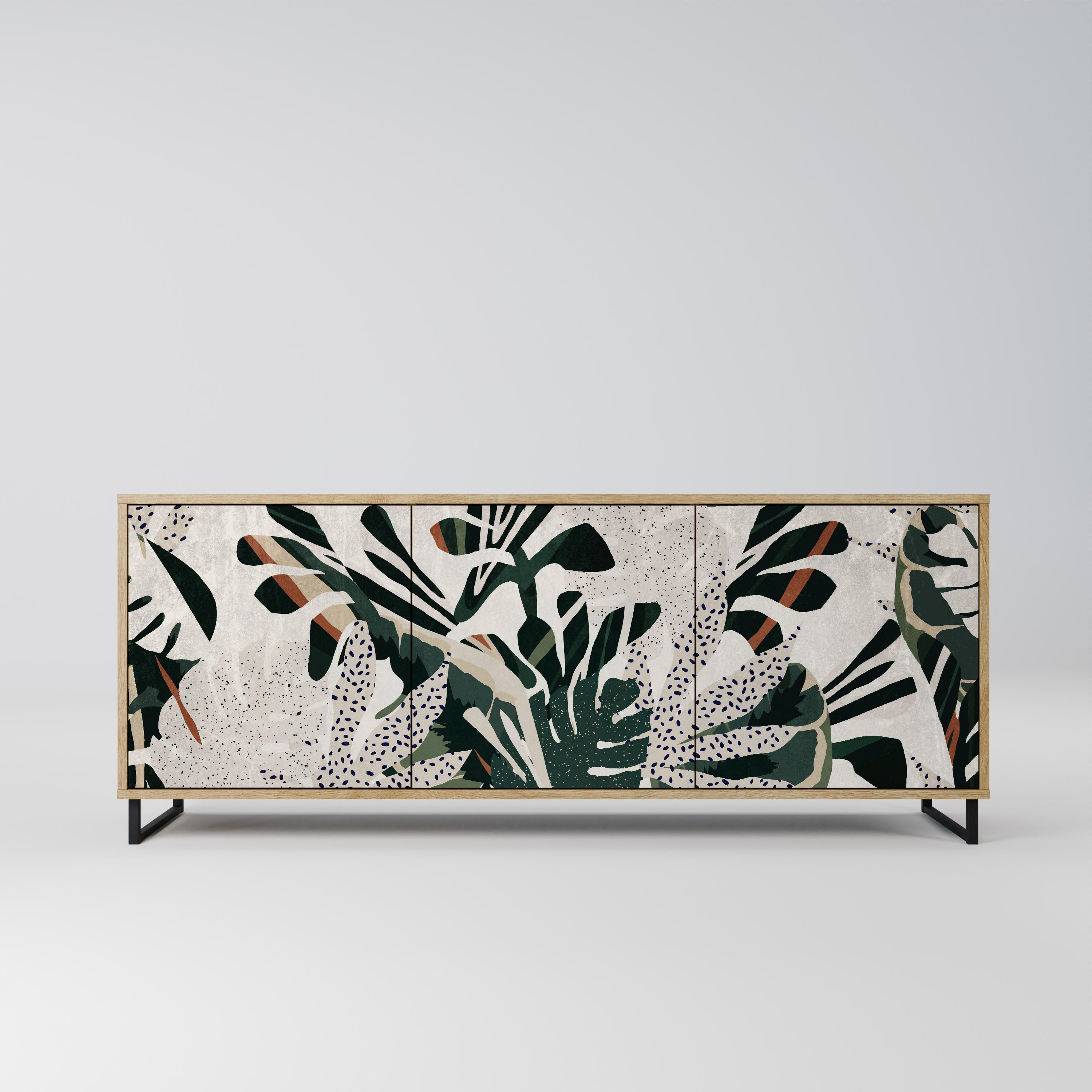 Buffet 3 portes VERDURE FORMATION effet chêne