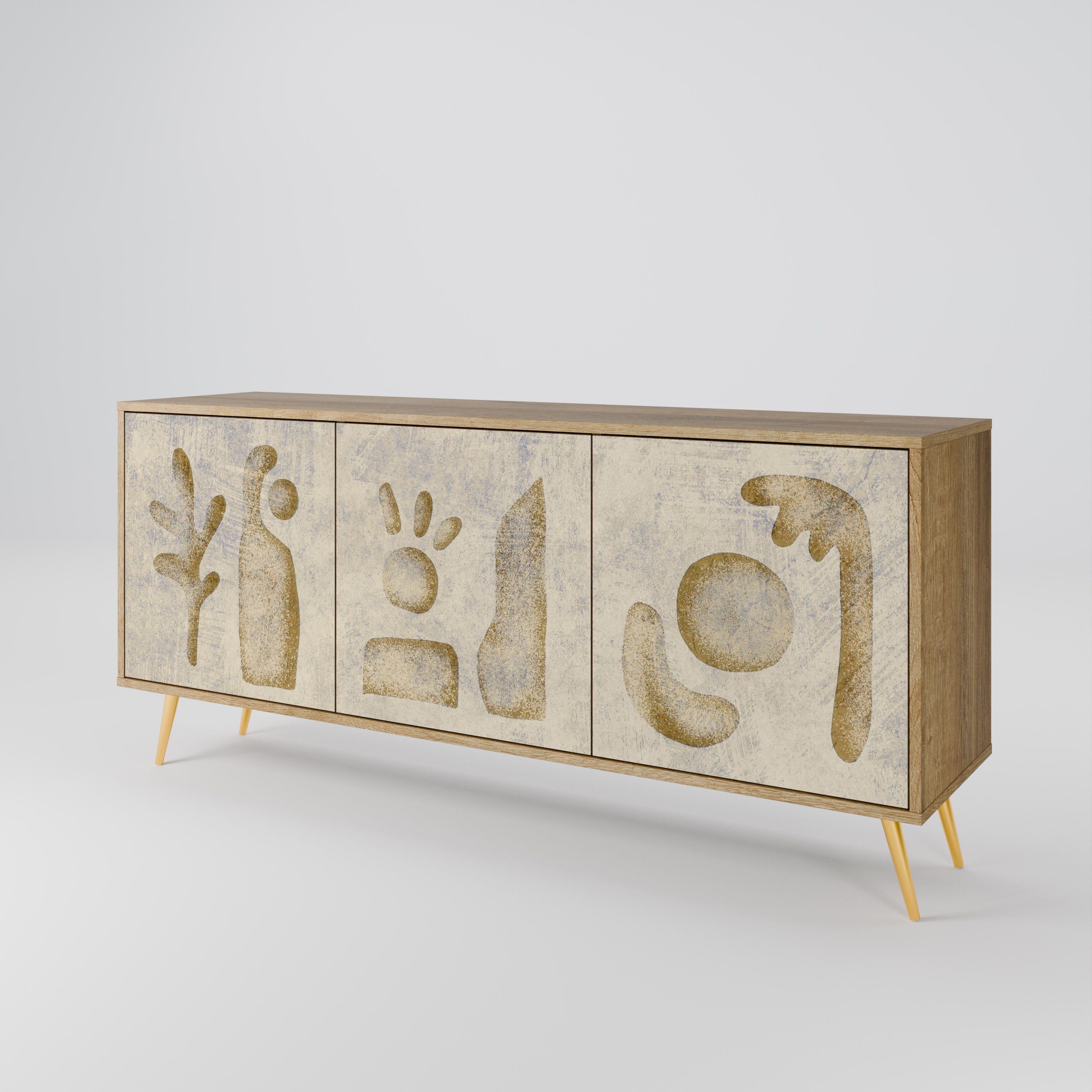 SAND SCULPTURES 3-Door Sideboard