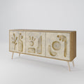 SAND SCULPTURES 3-Door Sideboard