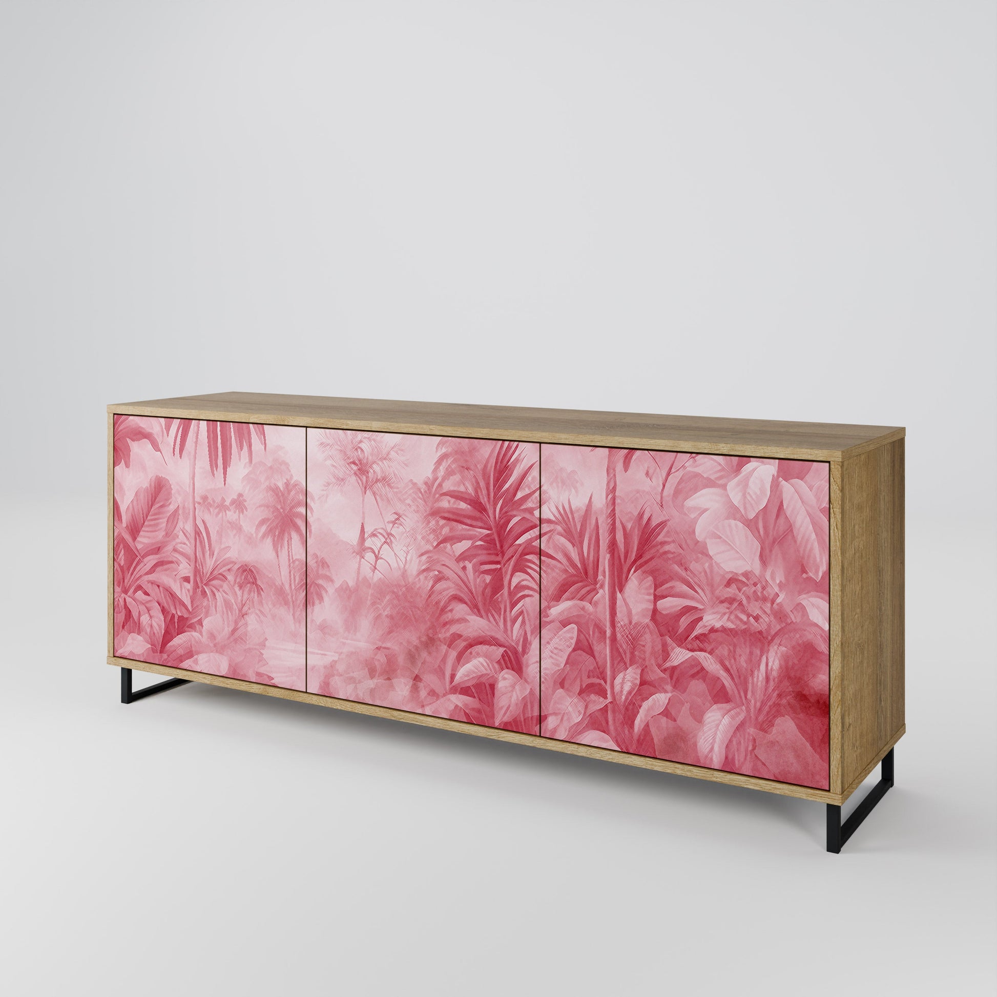 Buffet 3 portes effet chêne SWEET TROPICS