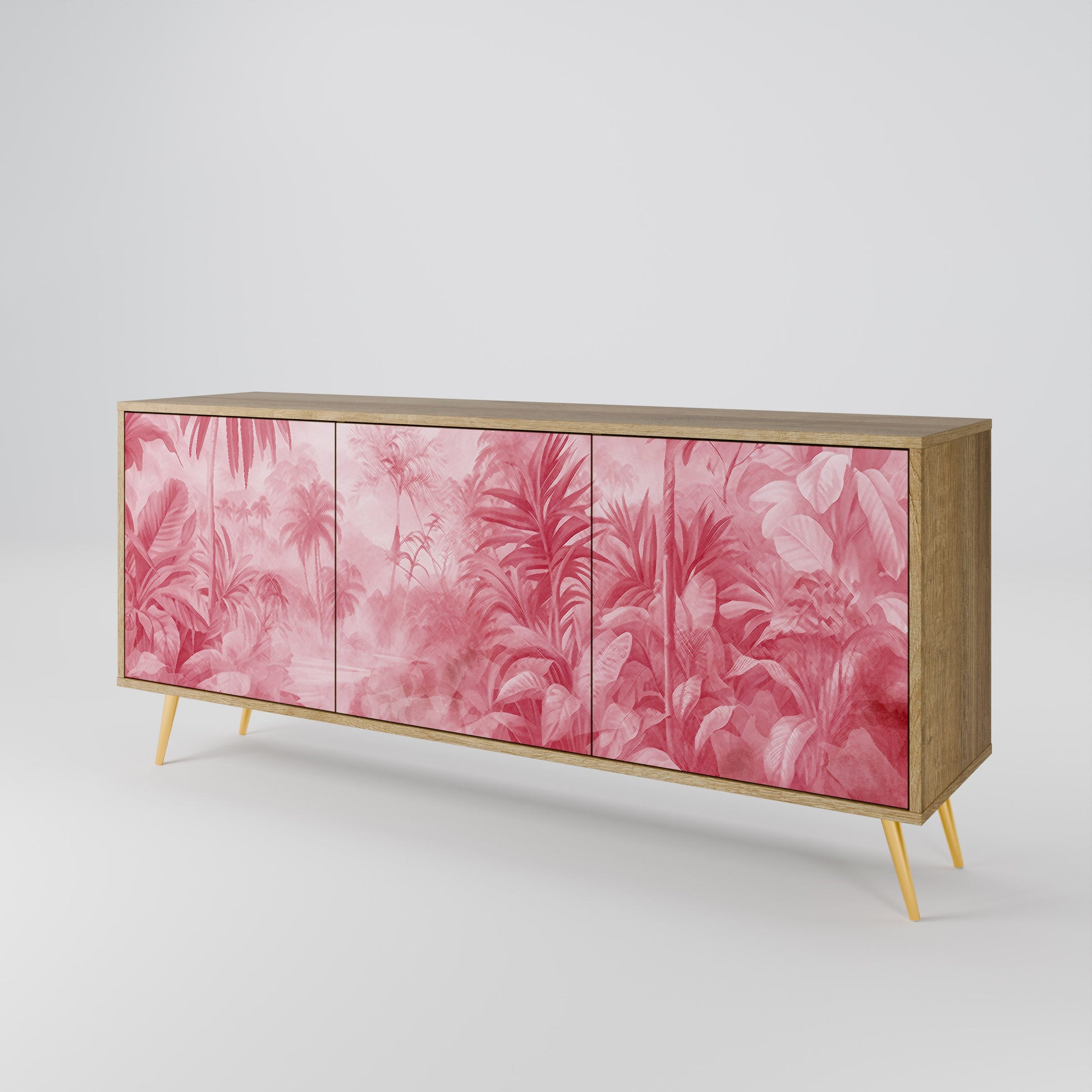 Buffet 3 portes effet chêne SWEET TROPICS
