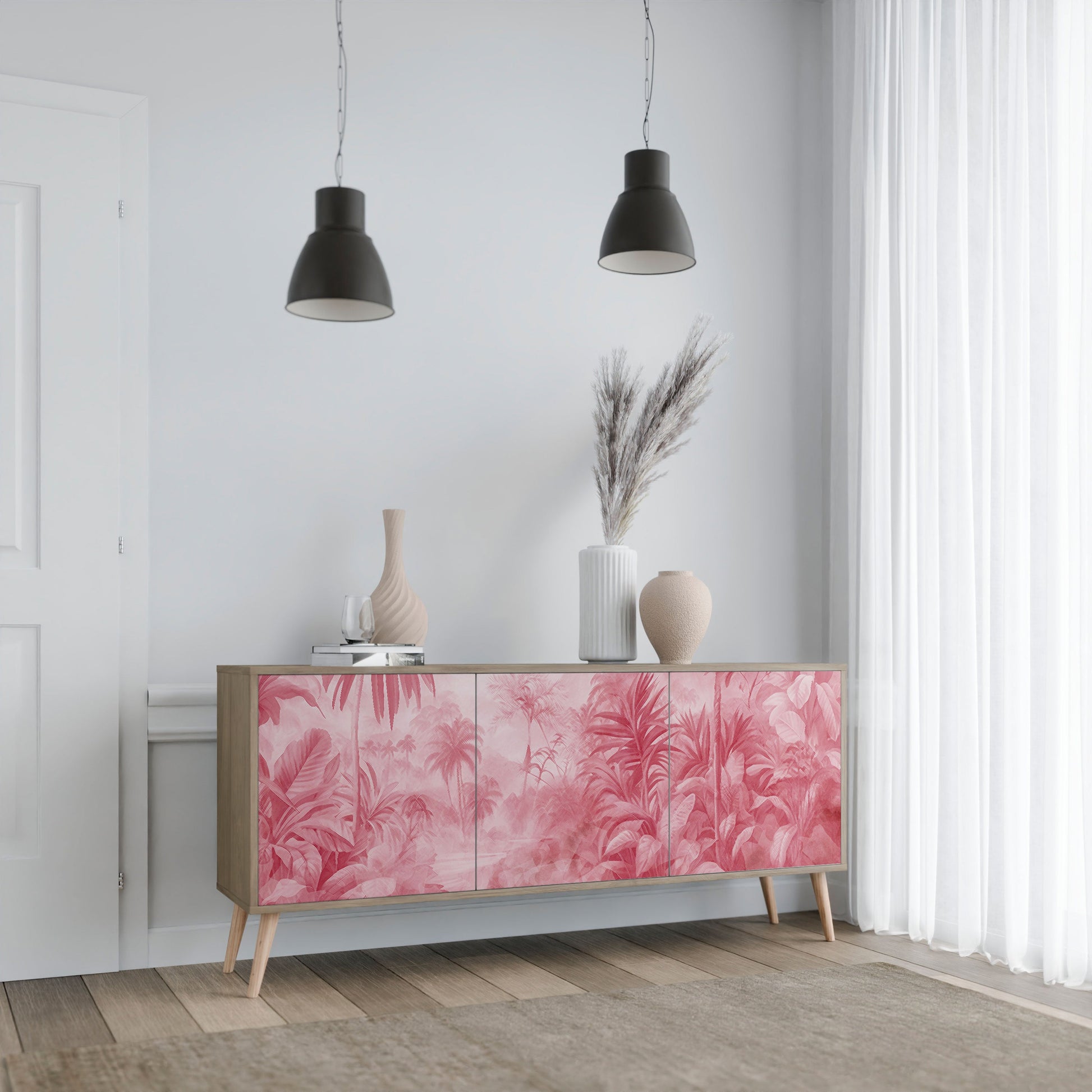Buffet 3 portes effet chêne SWEET TROPICS