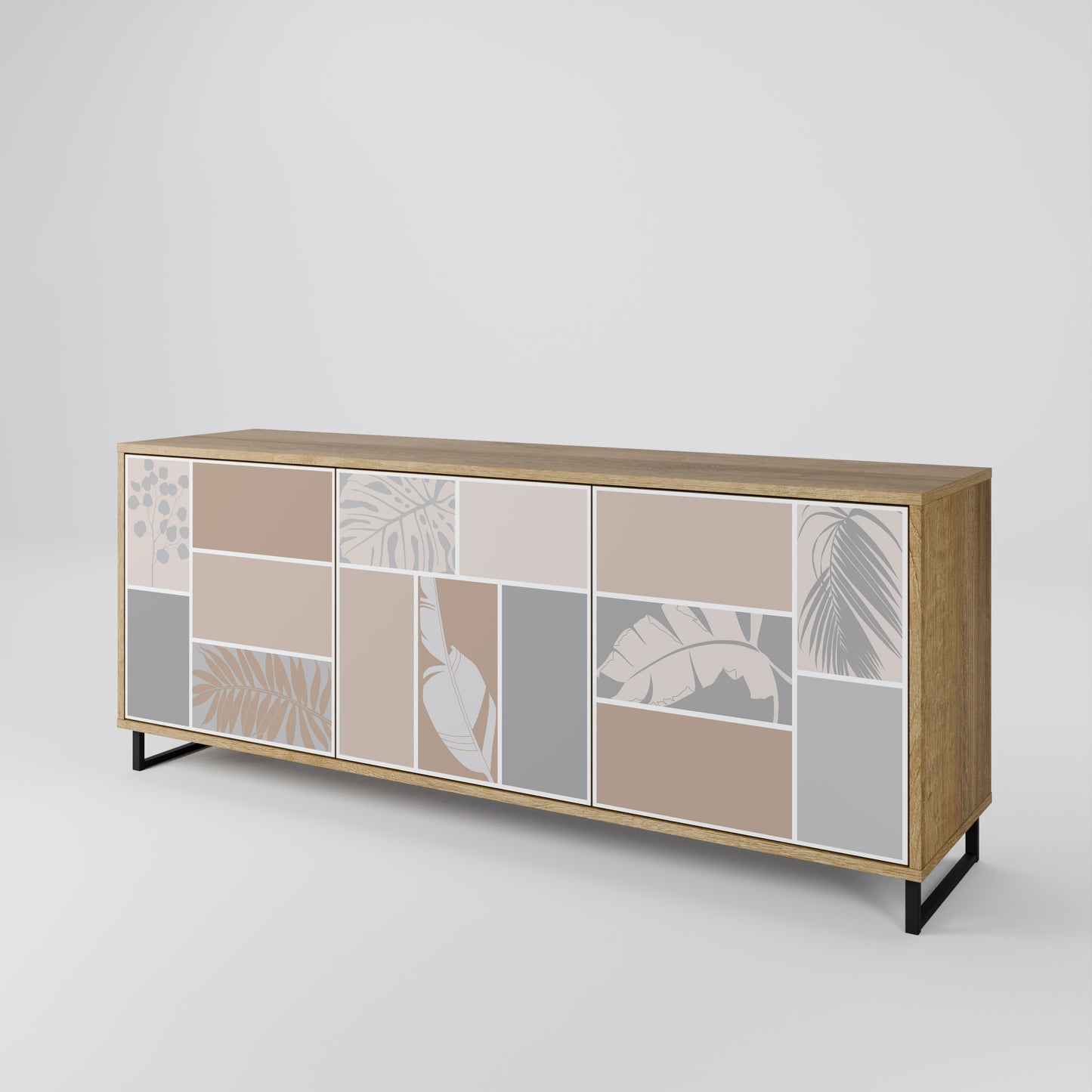 TROPICAL SHAPES 3-Door Sideboard